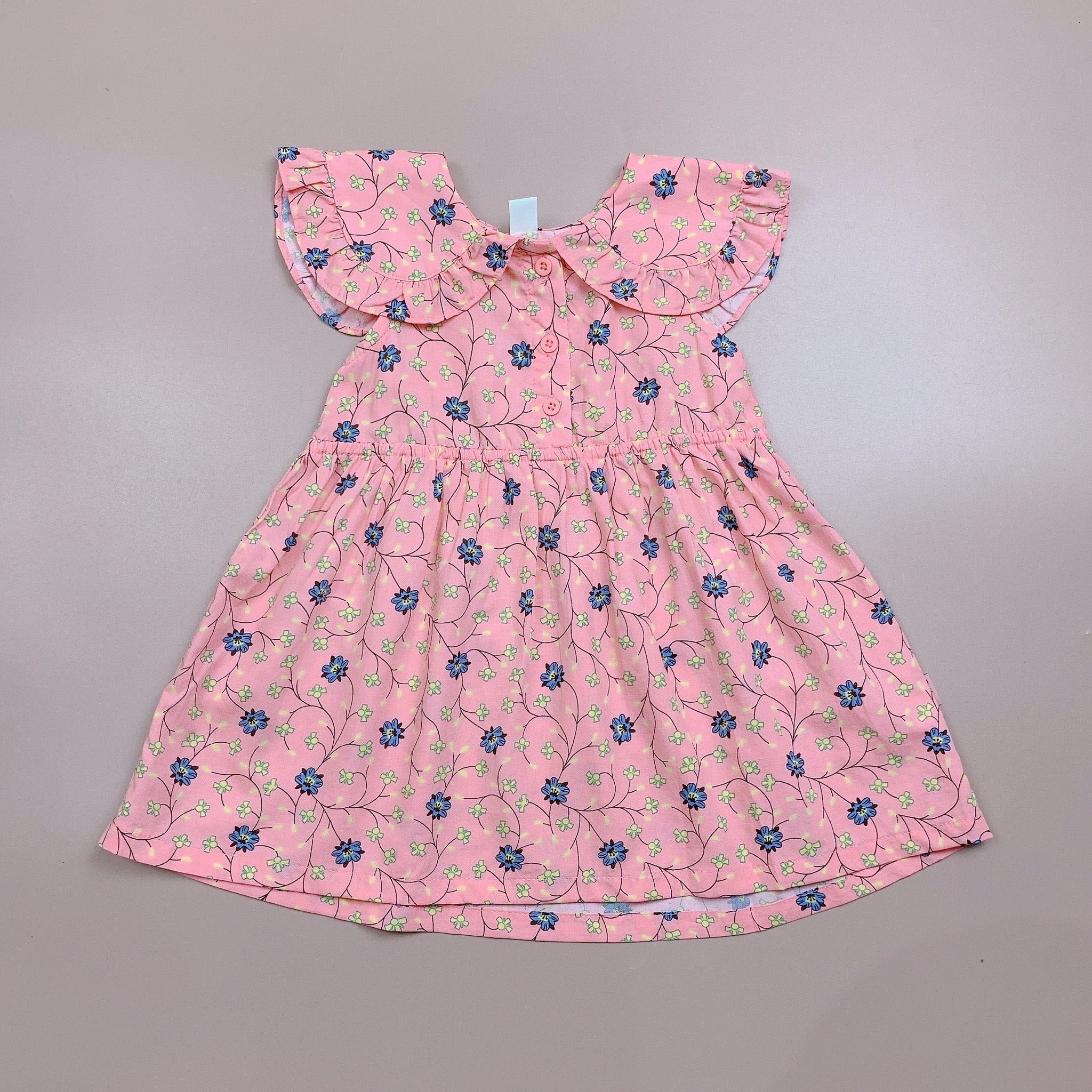 Váy thô Moimoln cổ sen 2 màu hoa size 90 - 130