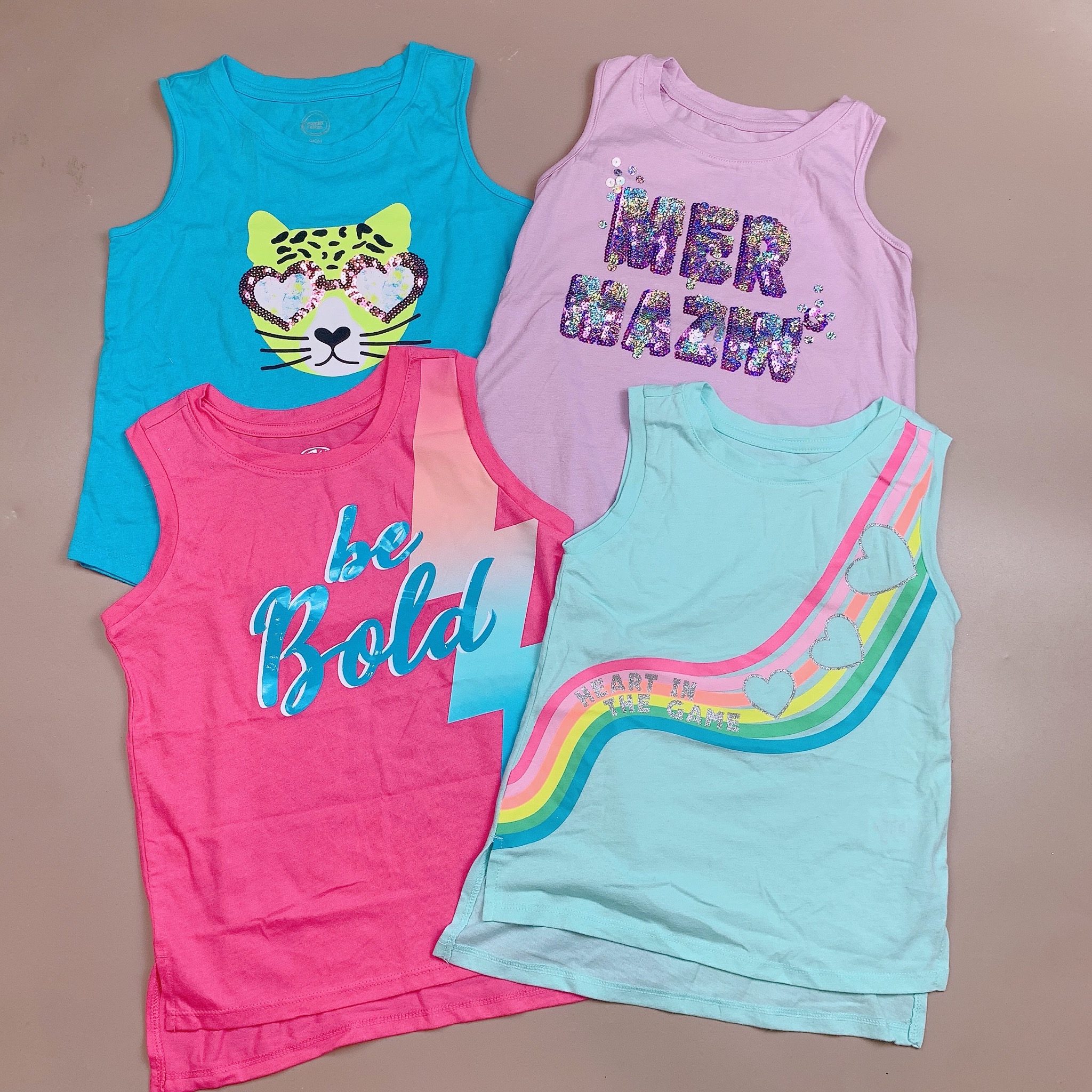 Áo thun sát nách W.N nhiều màu BG size 5-18y