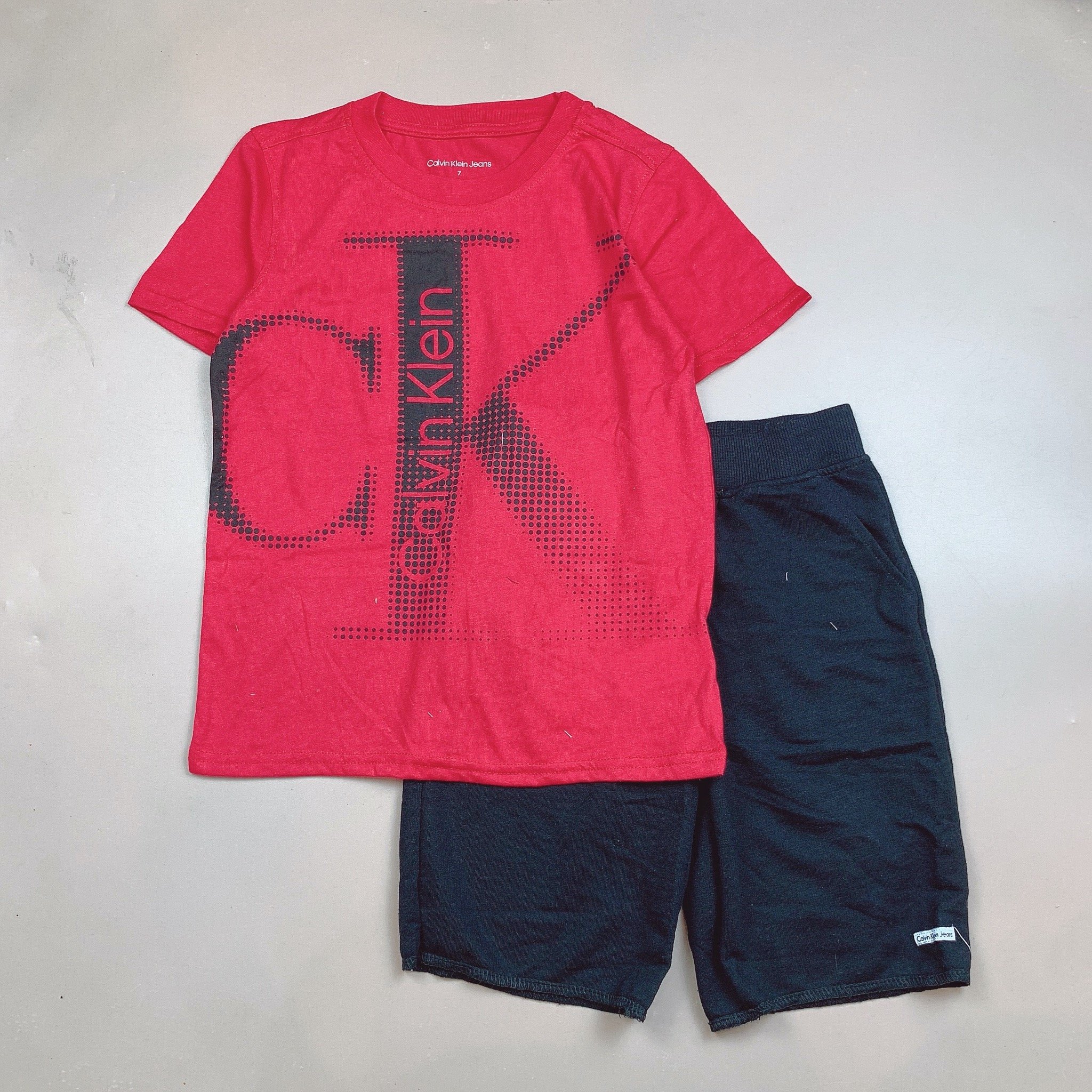 Bộ cotton C.K in chữ nhiều màu BT