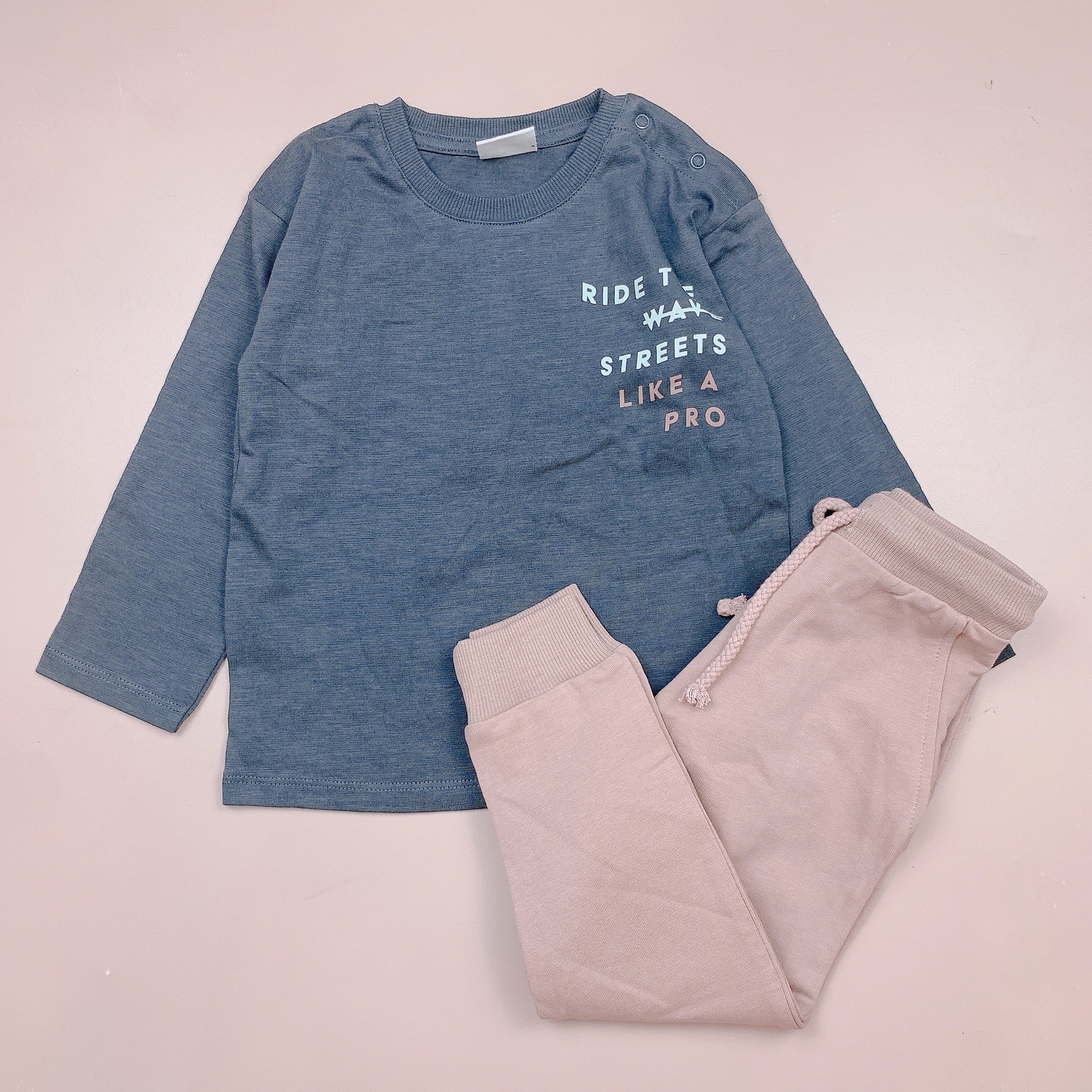 Bộ cotton Minene dài tay nhiều mẫu BT size 2-7y (quần ngẫu nhiên) - Bảng màu 2