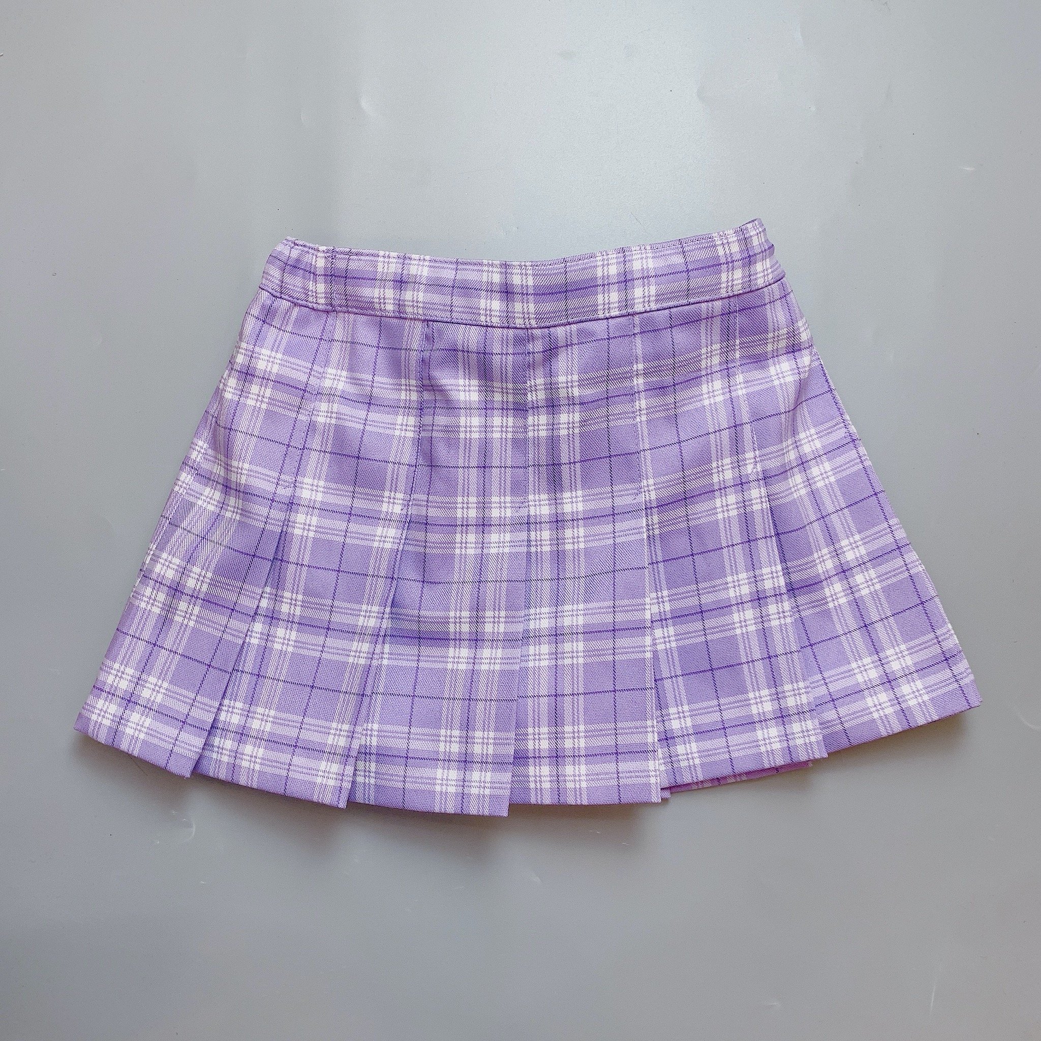 CVAY10 - Chân váy xếp li liền quần Polham nhiều màu kẻ size 120 - 160