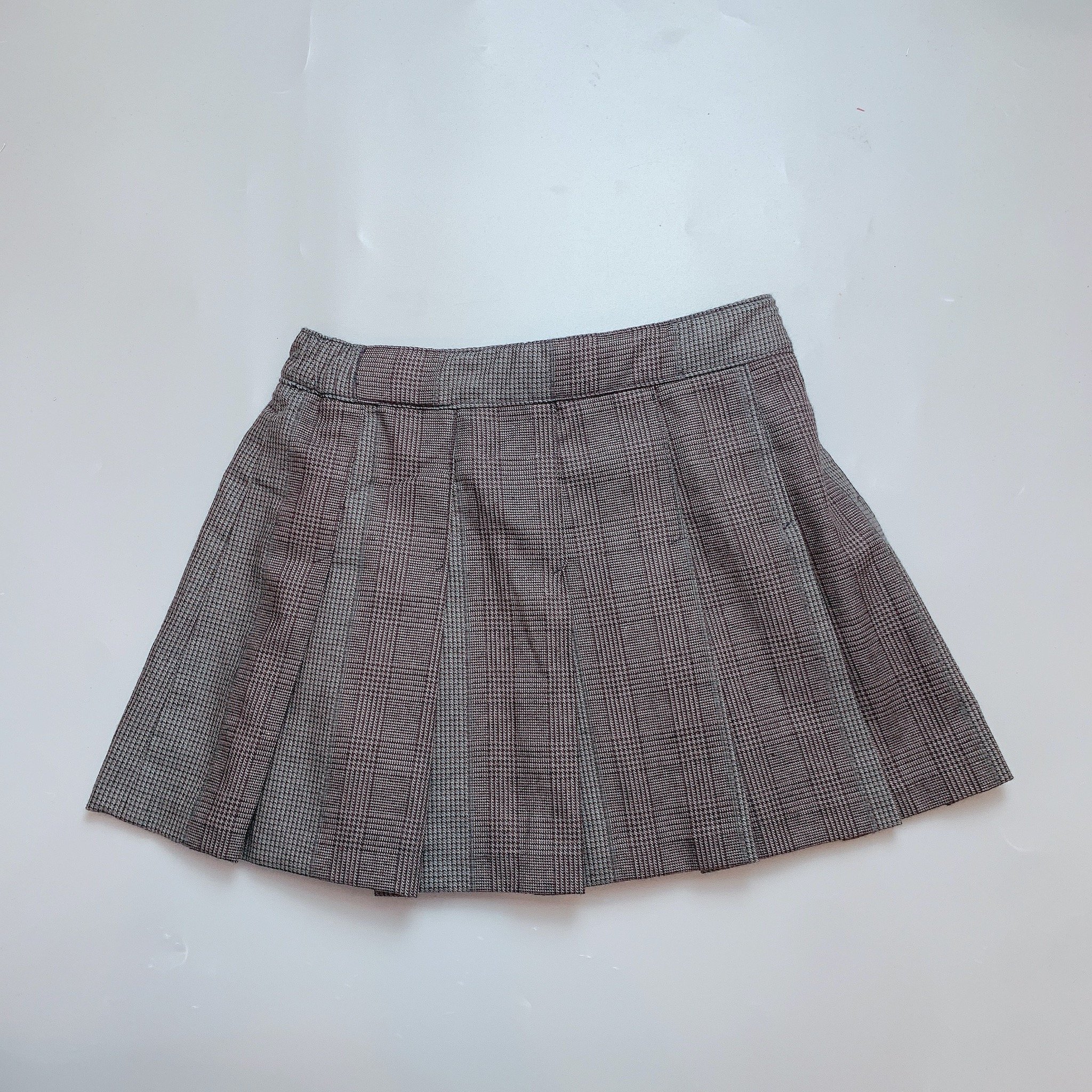 CVAY10 - Chân váy xếp li liền quần Polham nhiều màu kẻ size 120 - 160