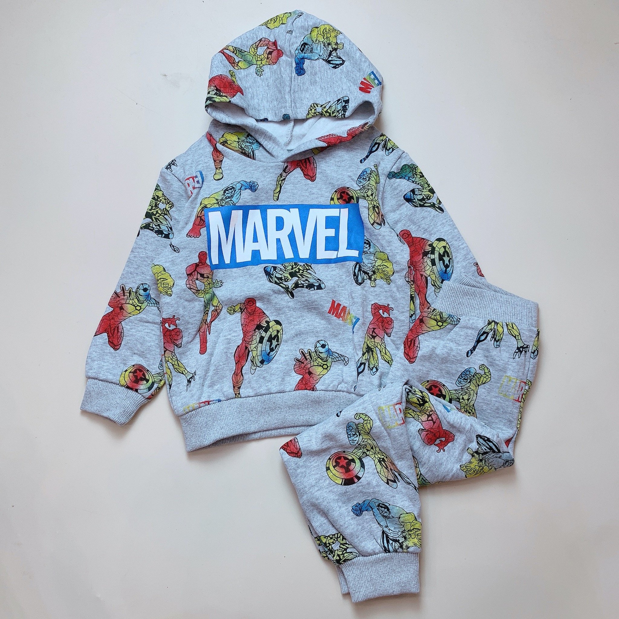 Bộ nỉ bông vải dư nhiều hình Bé Trai size 2 - 6y
