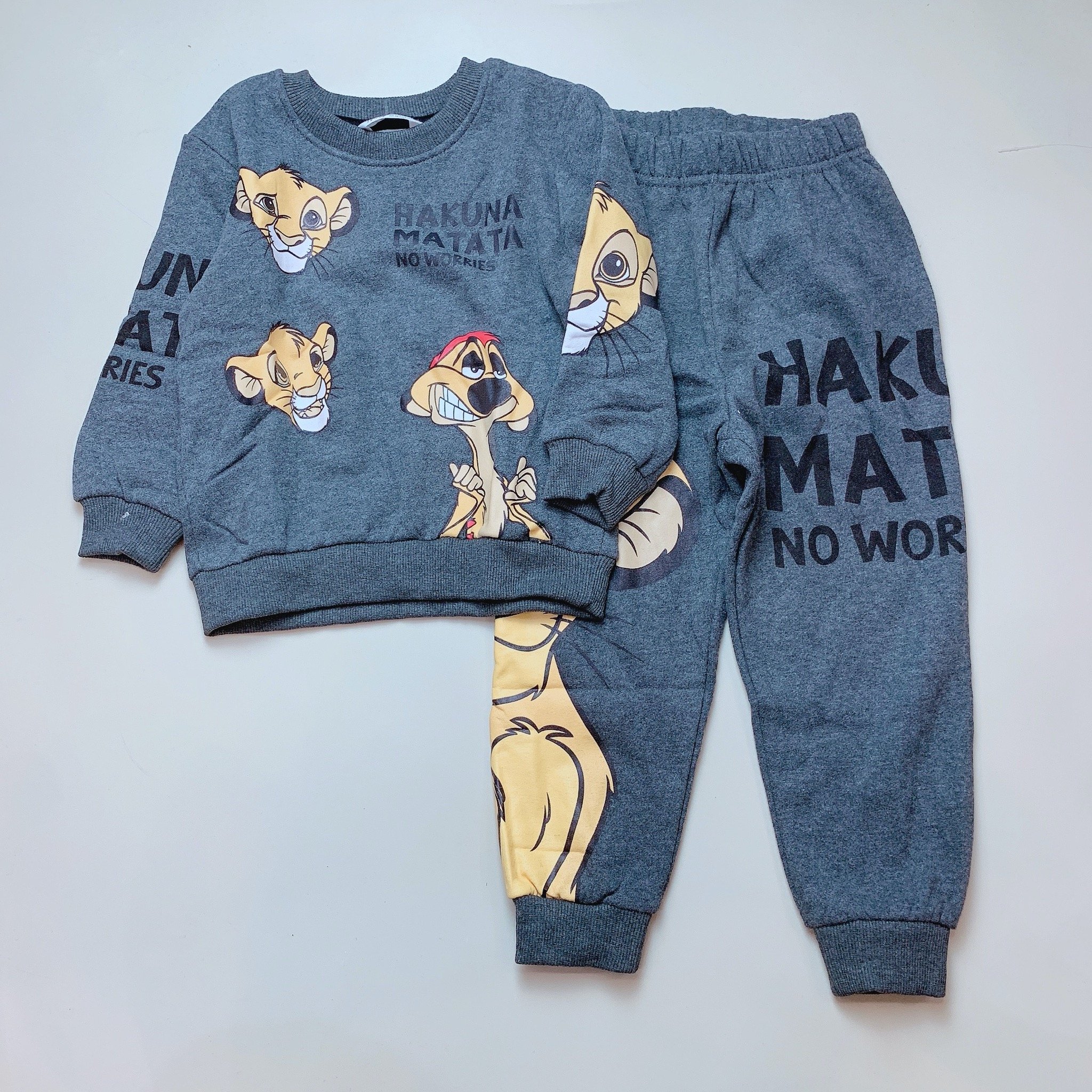 Bộ nỉ bông vải dư nhiều hình Bé Trai size 2 - 6y