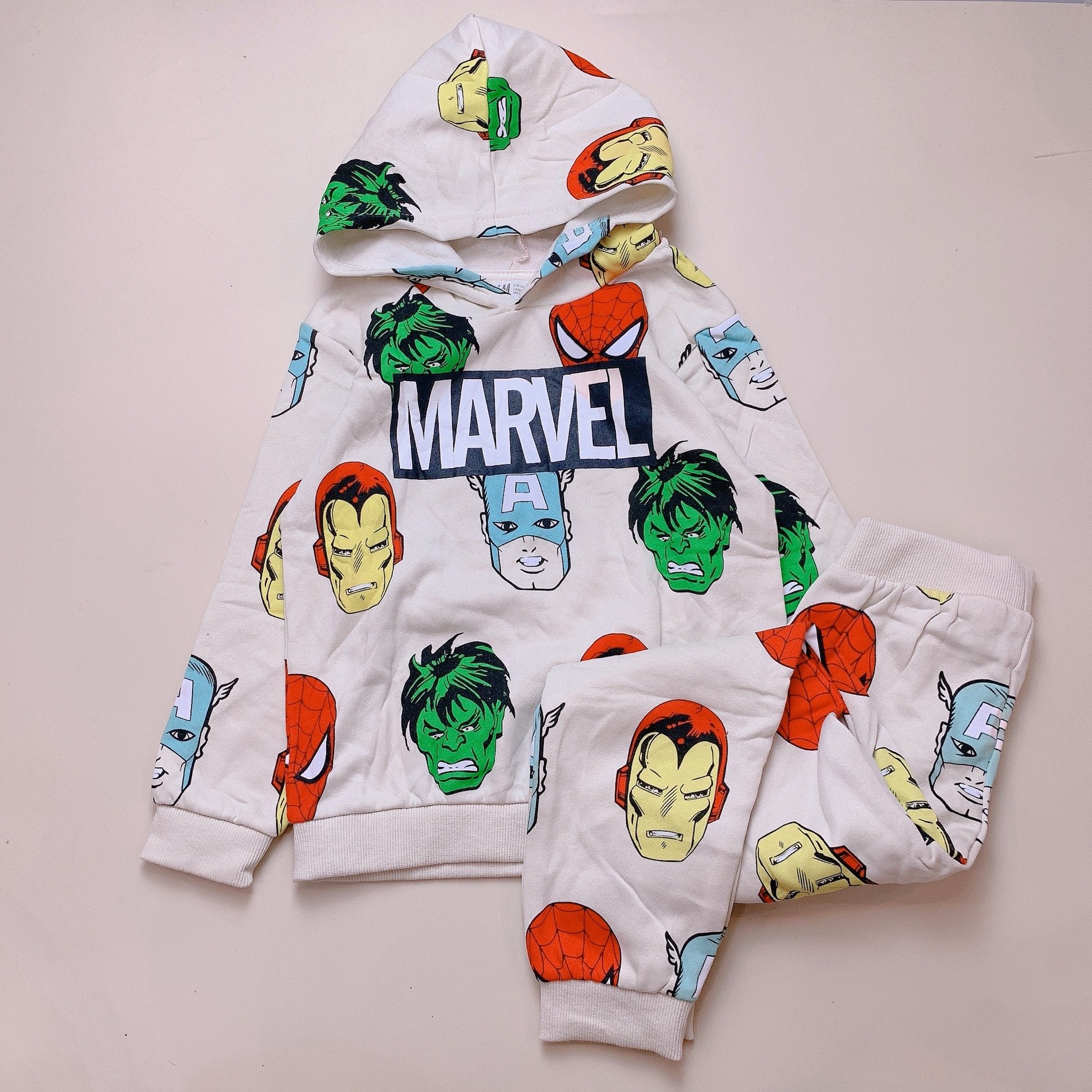 Bộ nỉ bông vải dư nhiều hình Bé Trai size 2 - 6y