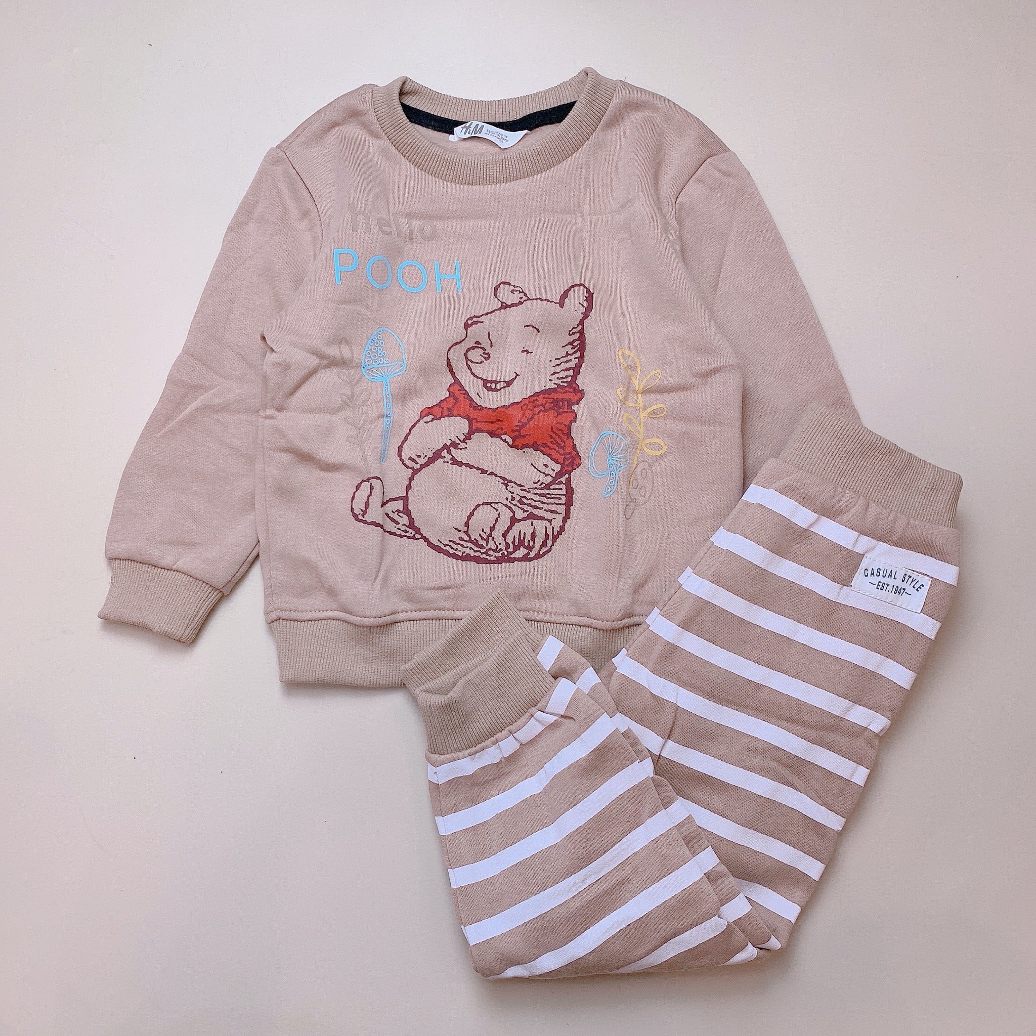 Bộ nỉ bông vải dư nhiều hình Bé Trai size 2 - 6y