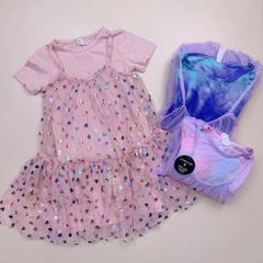 Váy cotton phối ren lưới Cotton On dư xịn 3 màu BG size 2-8y