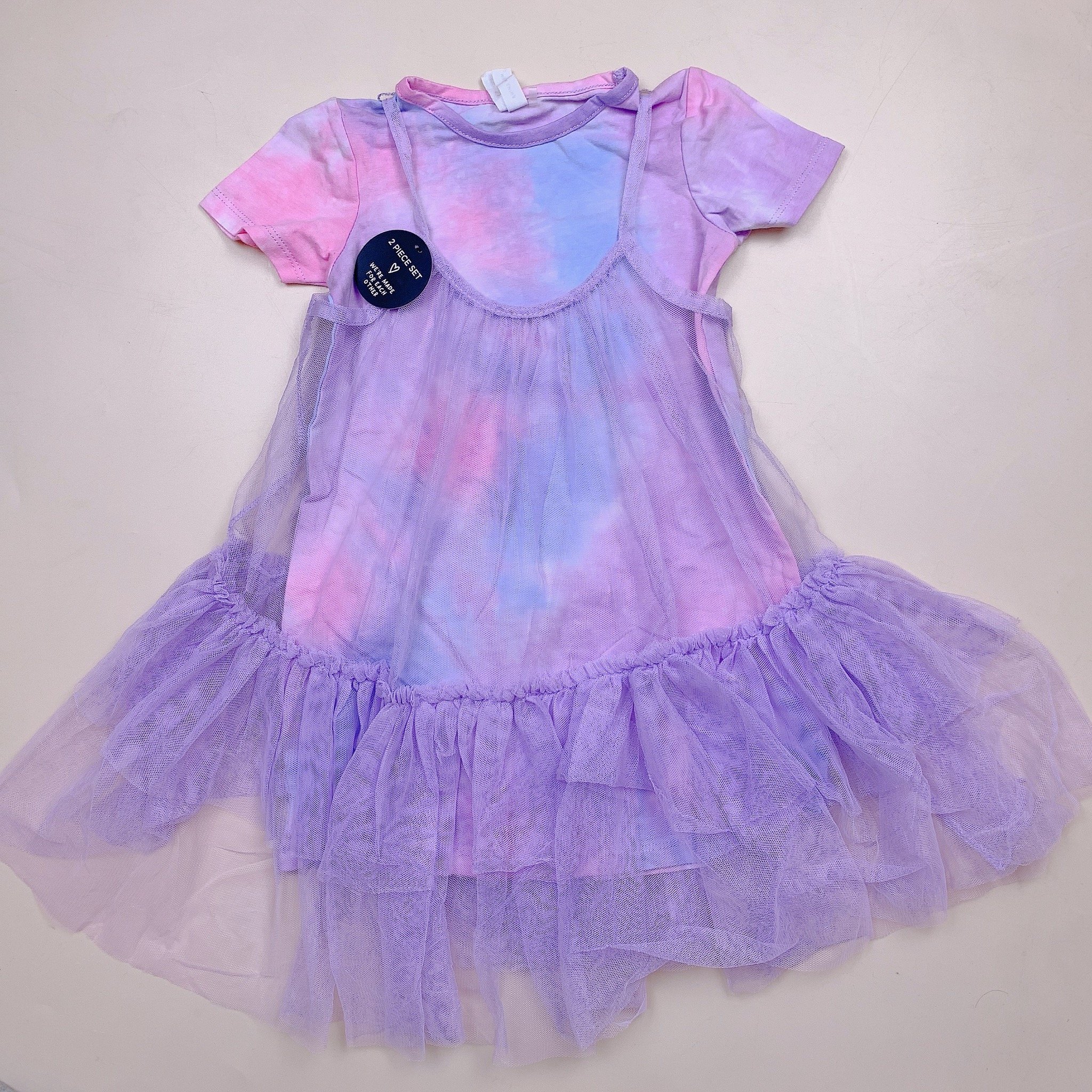 V00065 - Váy cotton phối ren lưới dư xịn 3 màu BG size 2-8y