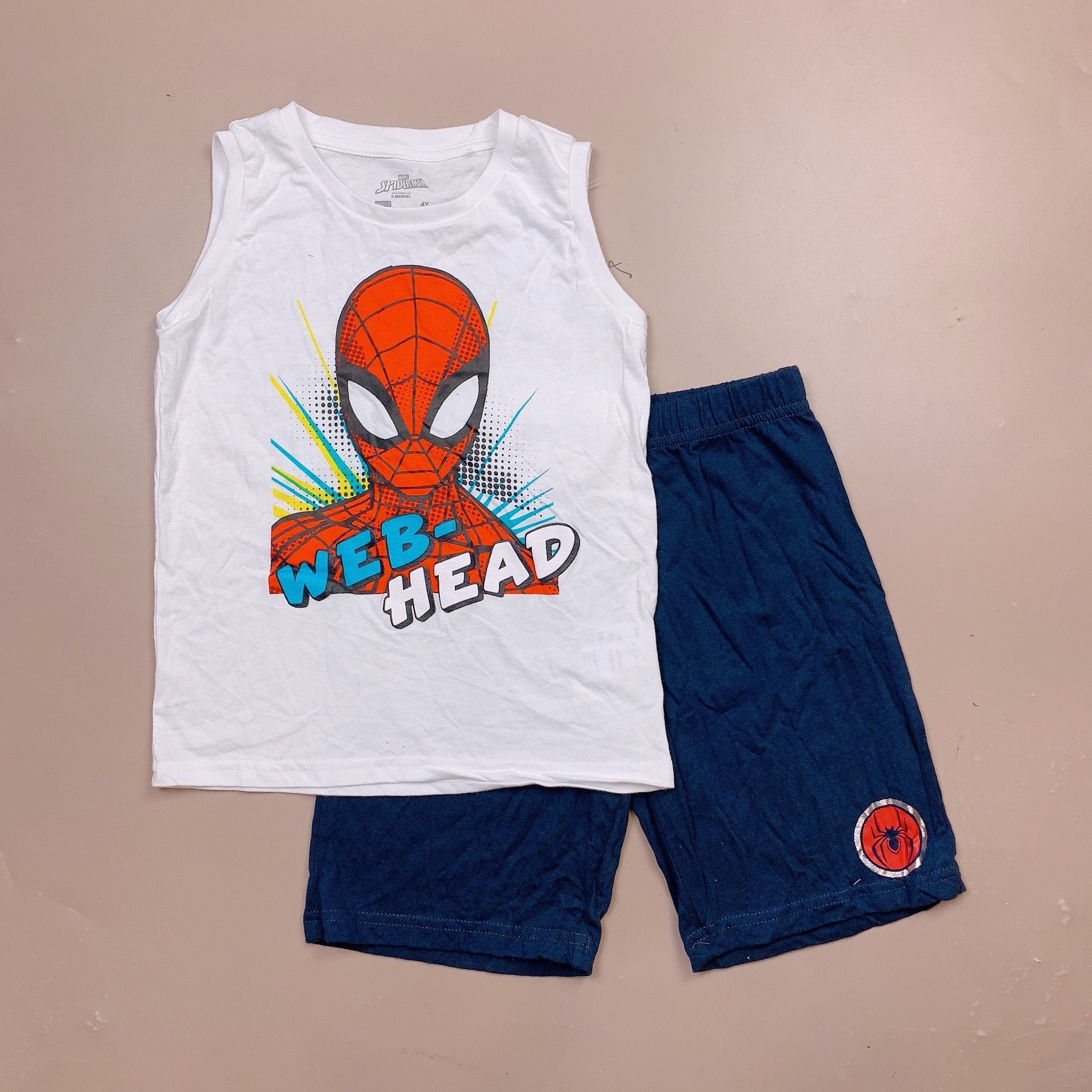 Bộ sát nách Delta 2 màu Minion/Spiderman BT size 2-14y