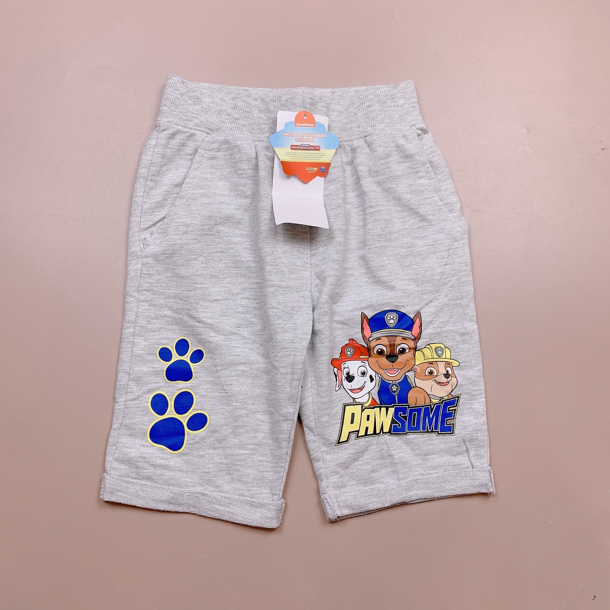 Quần short da cá hoạ tiết hoạt hình nhiều mẫu BT size 3-12y