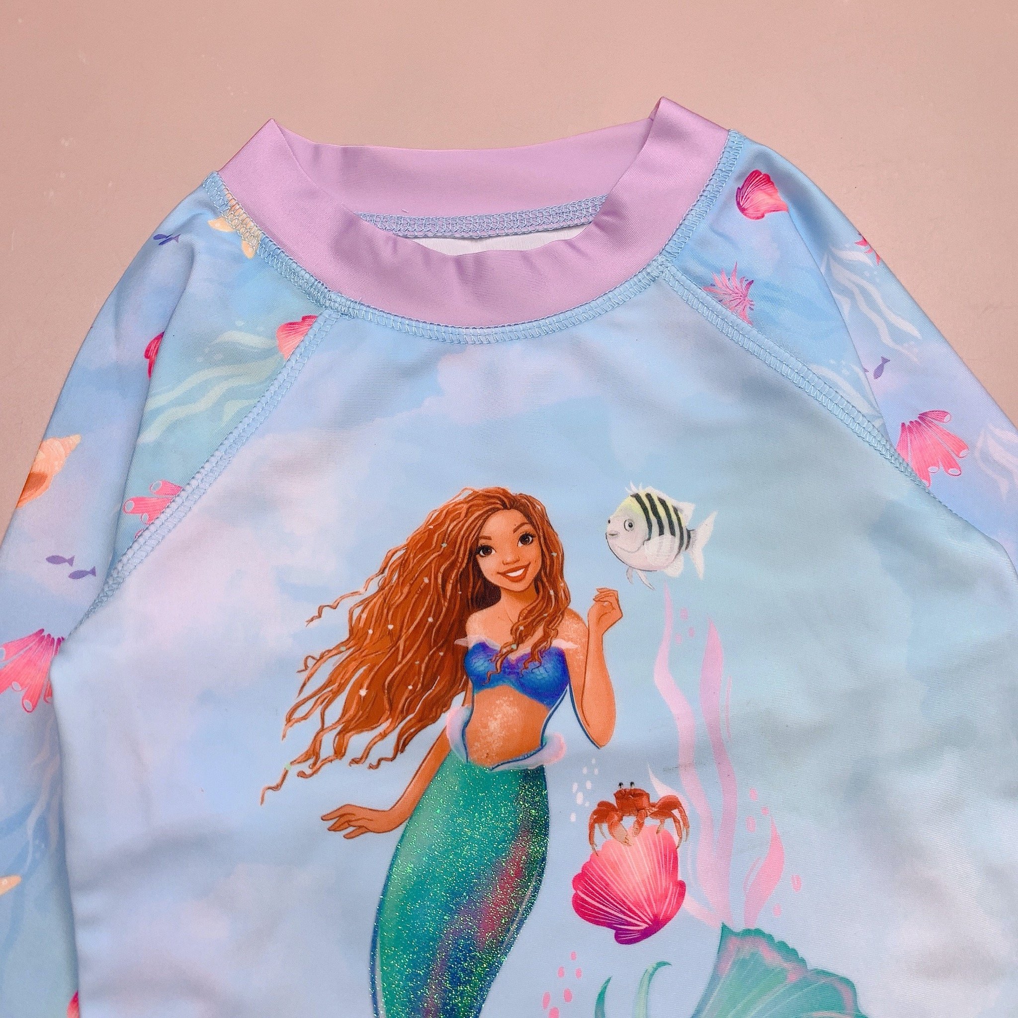 DB00052 Bộ bơi áo dài tay + quần tam giác BG size 2-14y