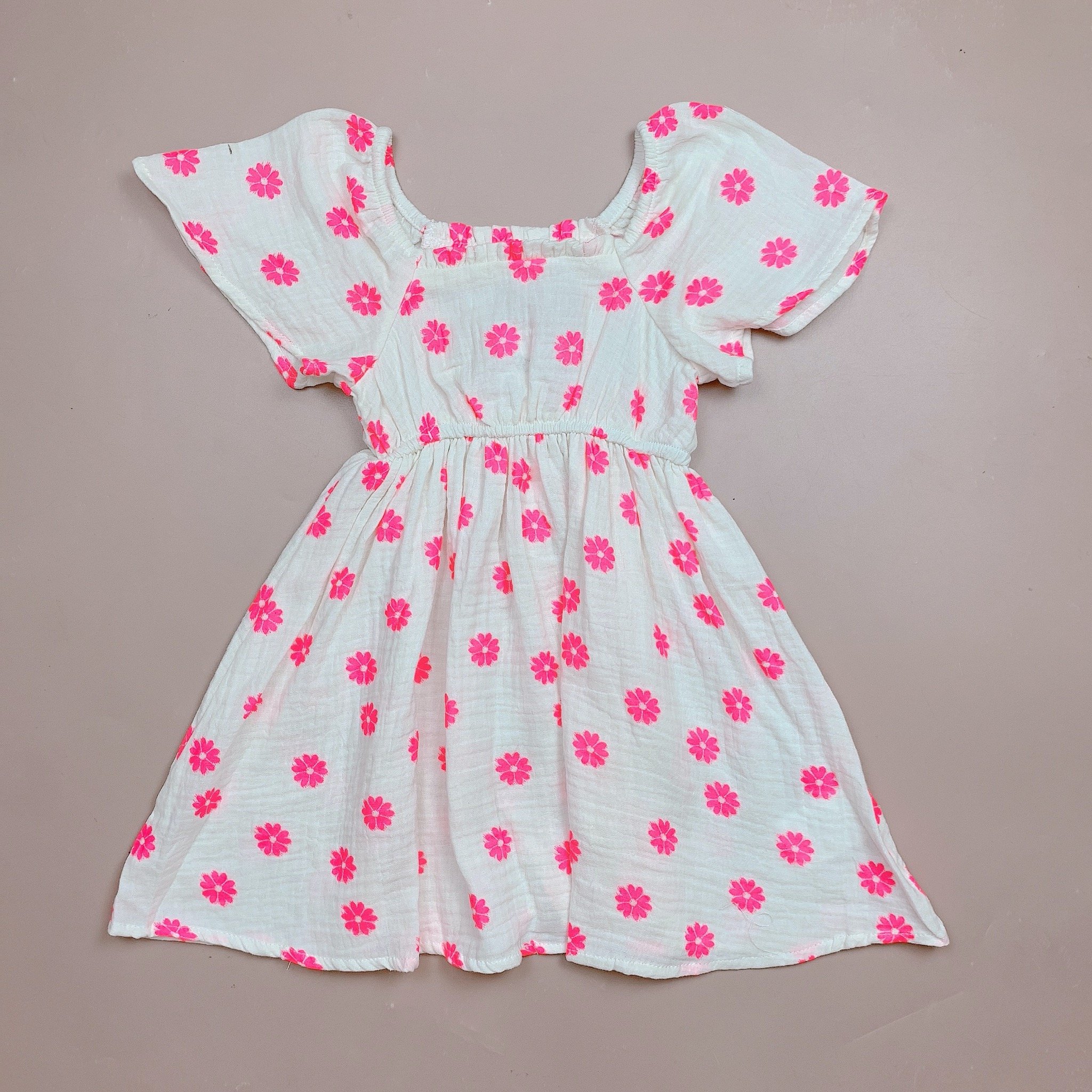 V00017 - Váy vải xô Muslin cotton on dư xịn cho bé size 2-10y