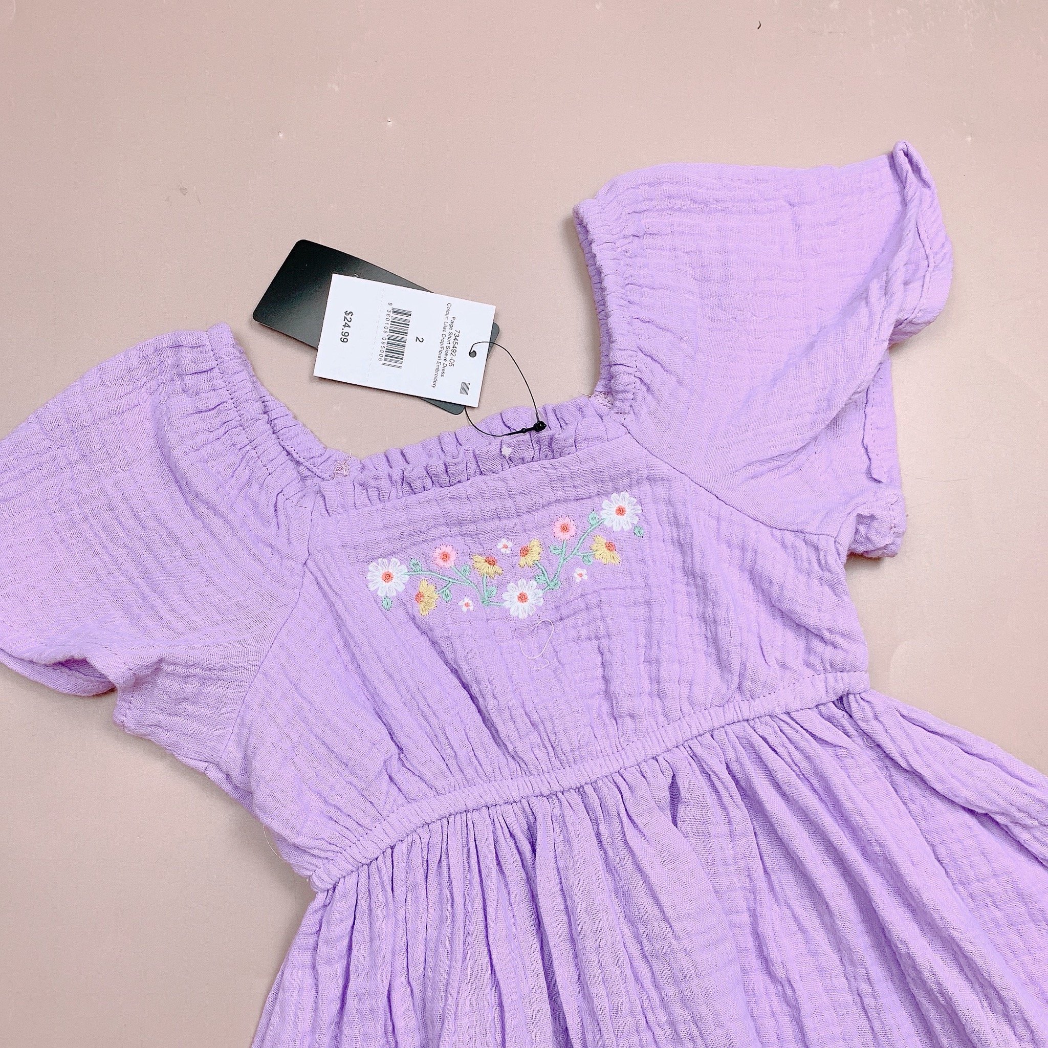 V00017 - Váy vải xô Muslin cotton on dư xịn cho bé size 2-10y