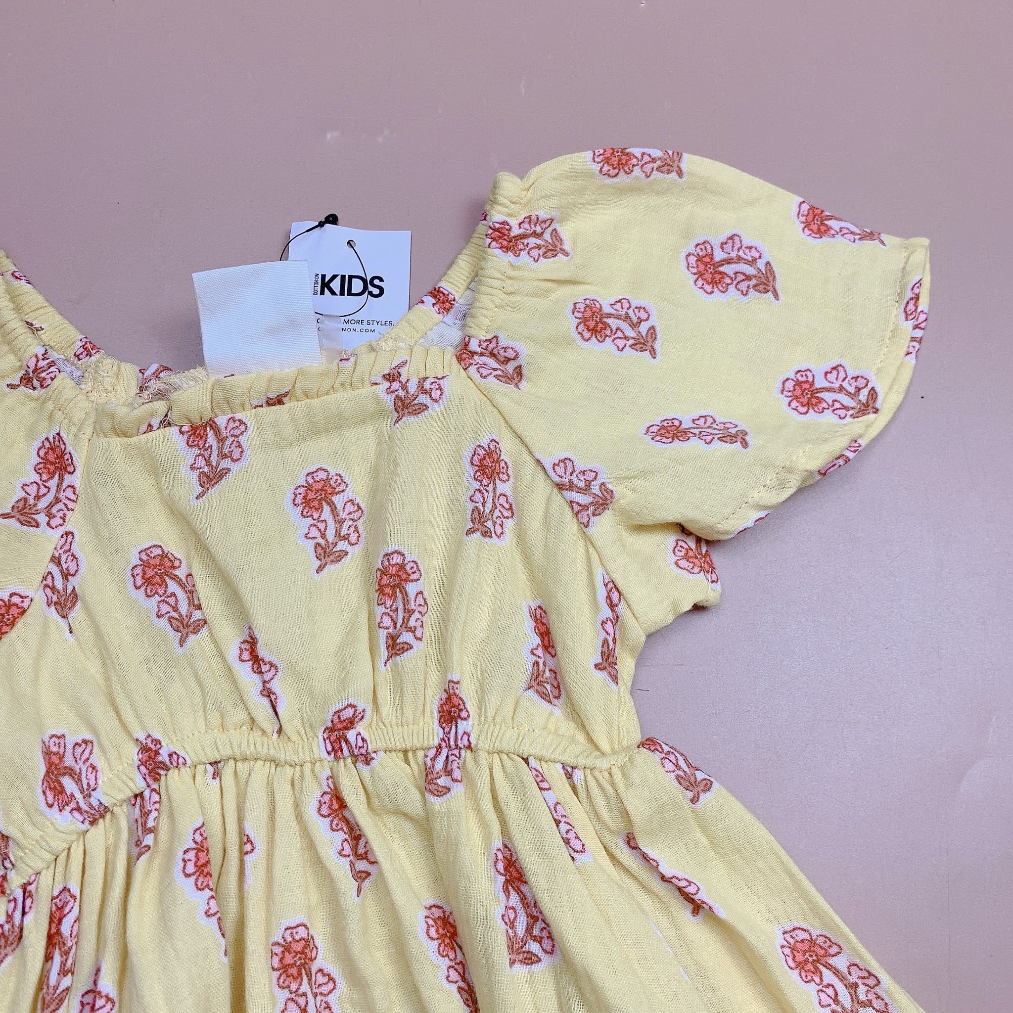 V00017 - Váy vải xô Muslin cotton on dư xịn cho bé size 2-10y