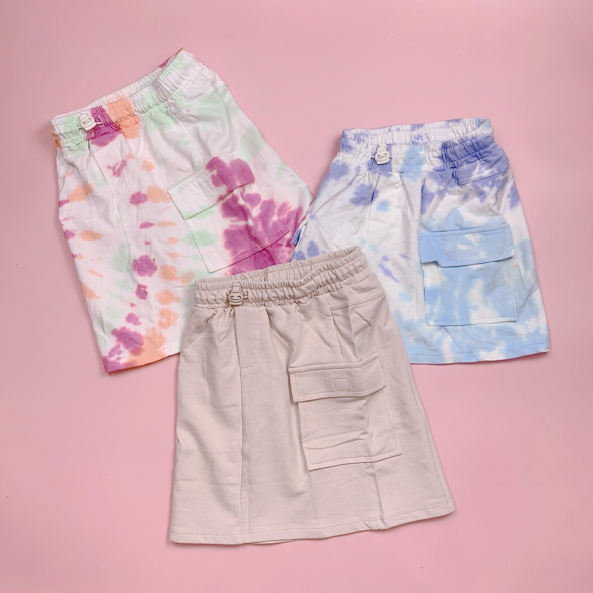 CVAY13 - Chân váy FOX chất da cá túi hộp nhiều màu BG size 4-18y (form bé)