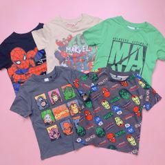 Áo cotton Marvel nhiều hình BT size 3-9y