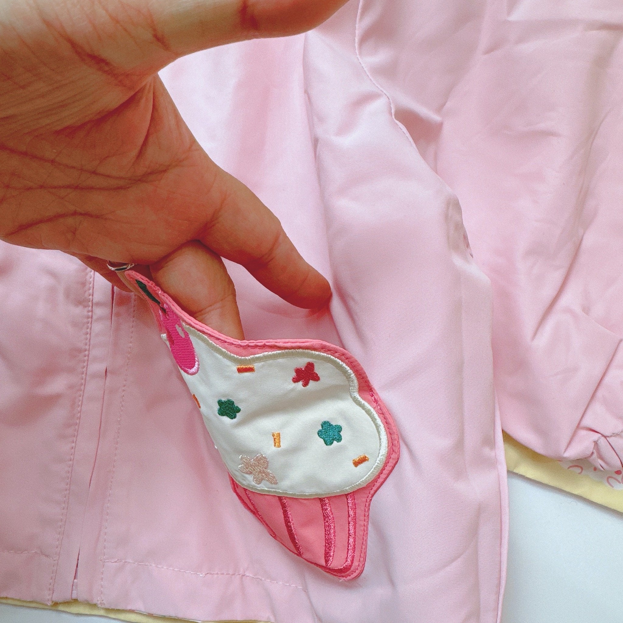 Áo khoác gió / raincoat chống thấm mặc 2 mặt Deesha bé gái size 90-140