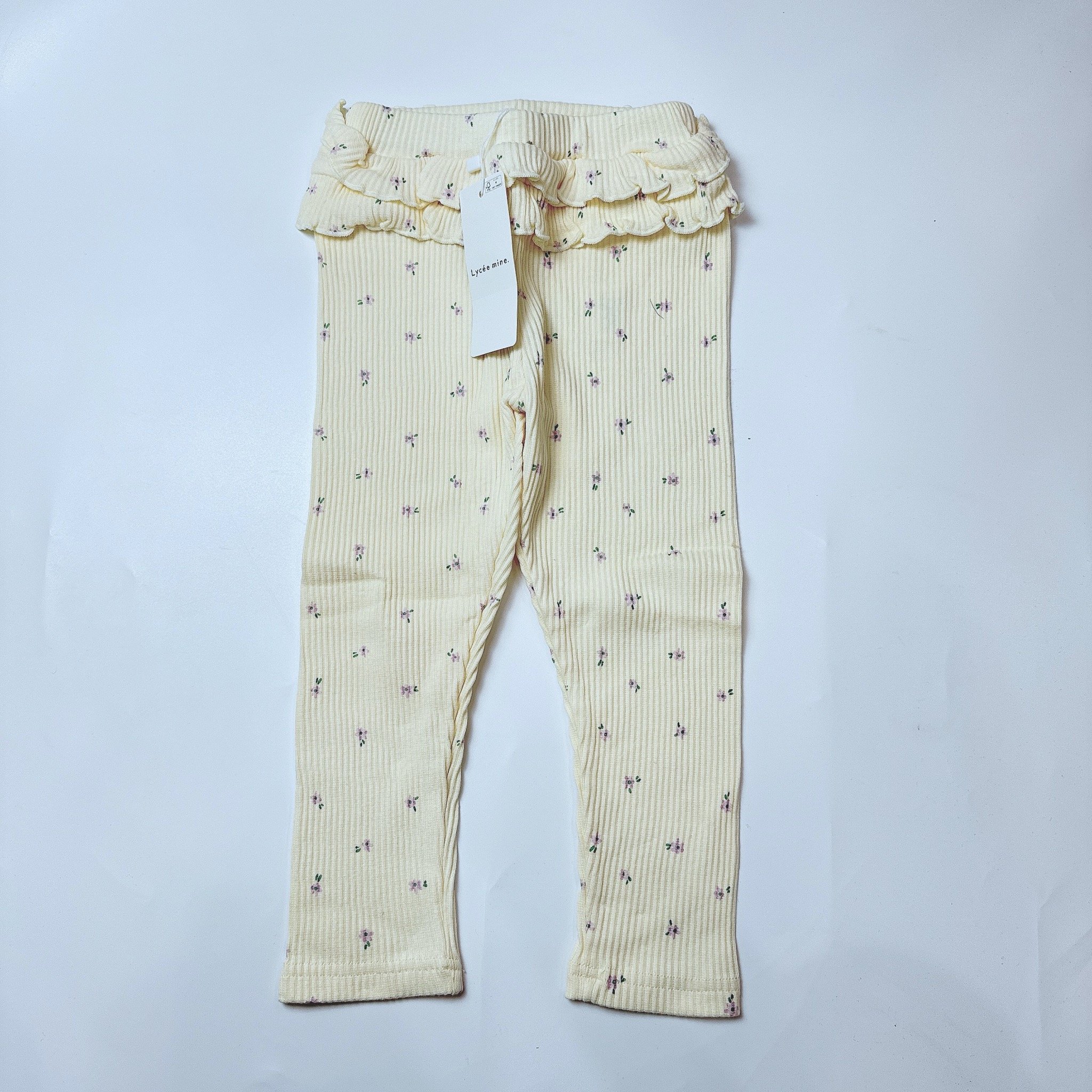 Quần legging thun tăm Lycee Mine xuất Nhật nhiều màu bé gái size 90-150