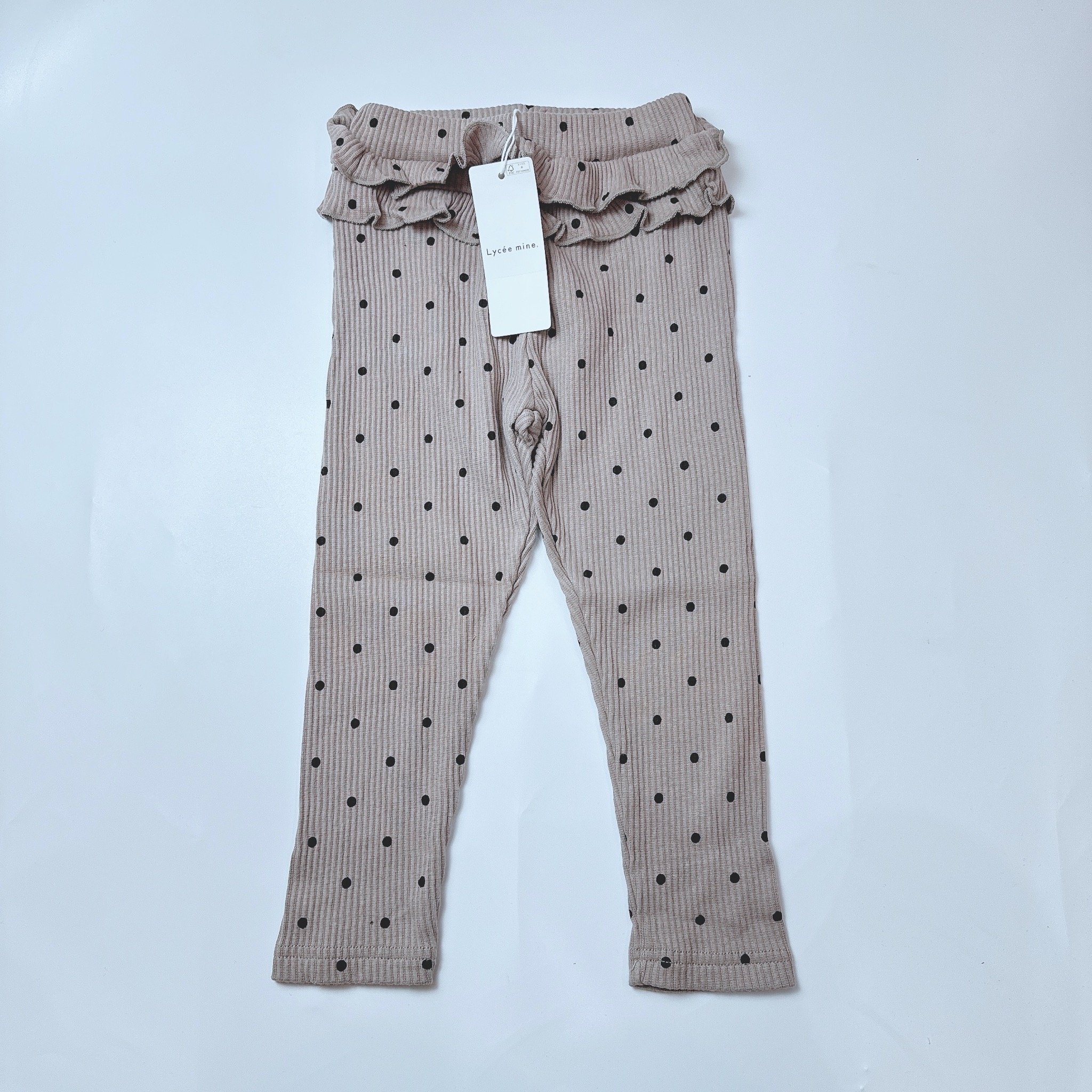 Quần legging thun tăm Lycee Mine xuất Nhật nhiều màu bé gái size 90-150