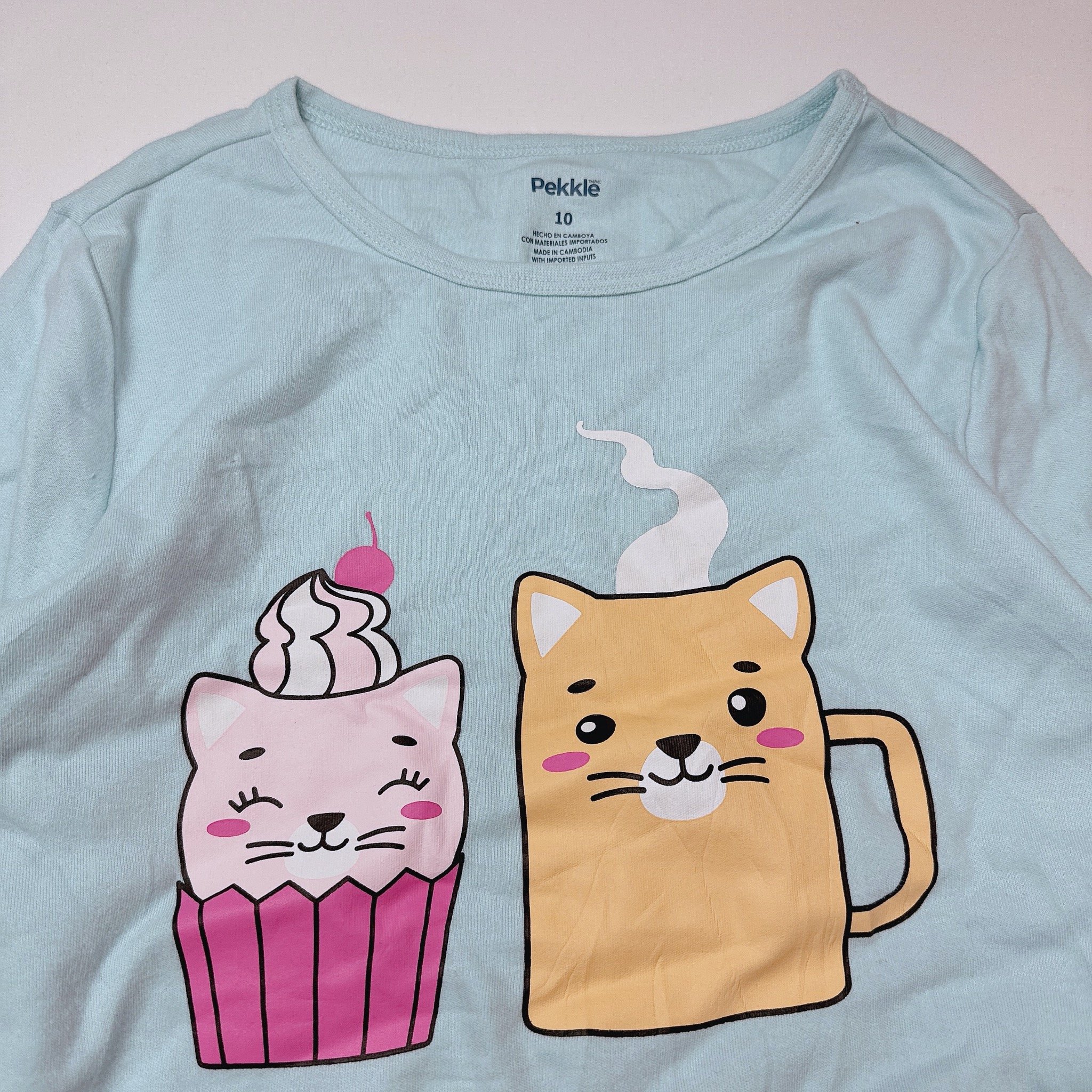 Bộ cotton Pekkle nhiều mẫu Bé Gái size 2 - 10y