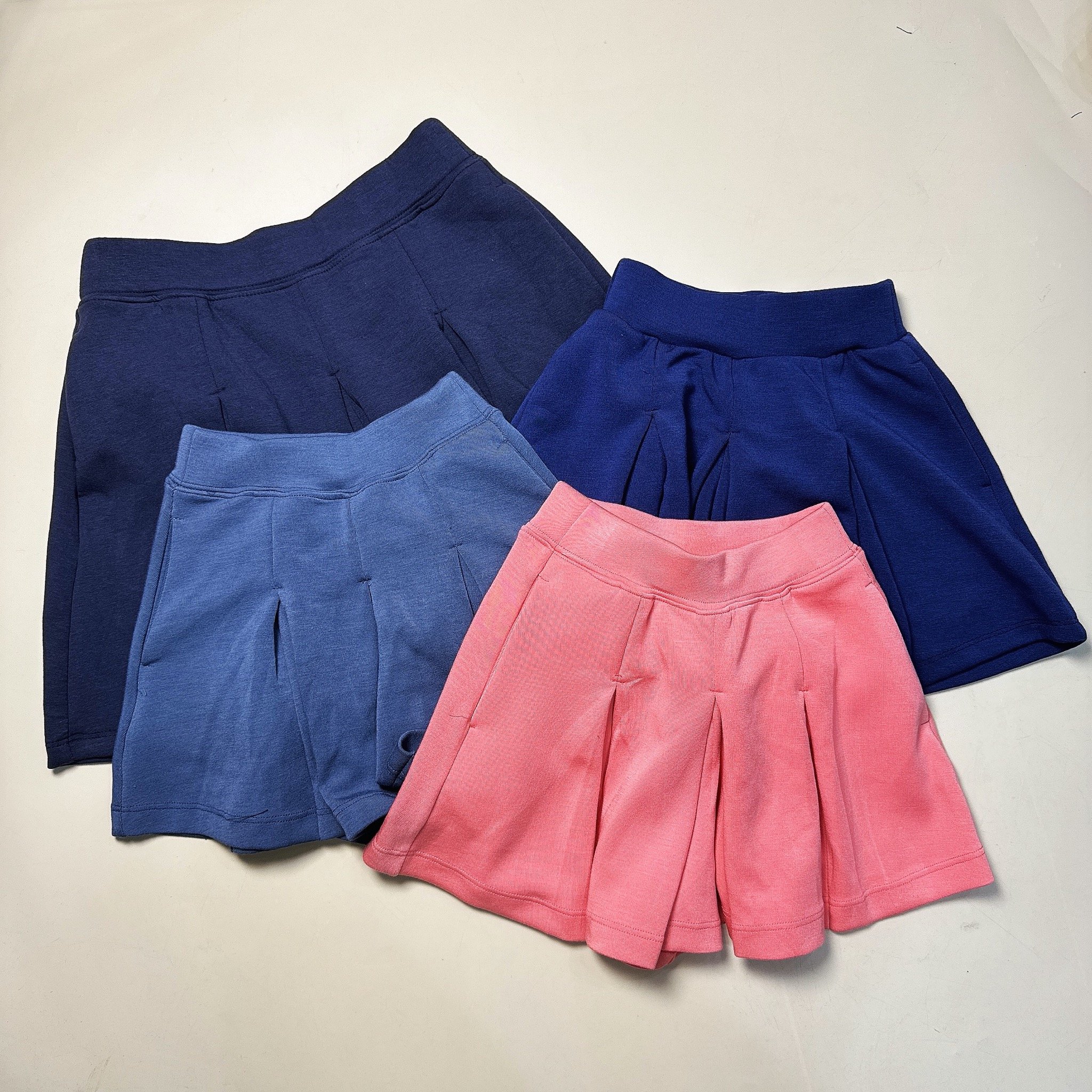 CVAY07 - Quần váy xếp ly vải thun mềm nhiều màu cho bé gái size 110-160