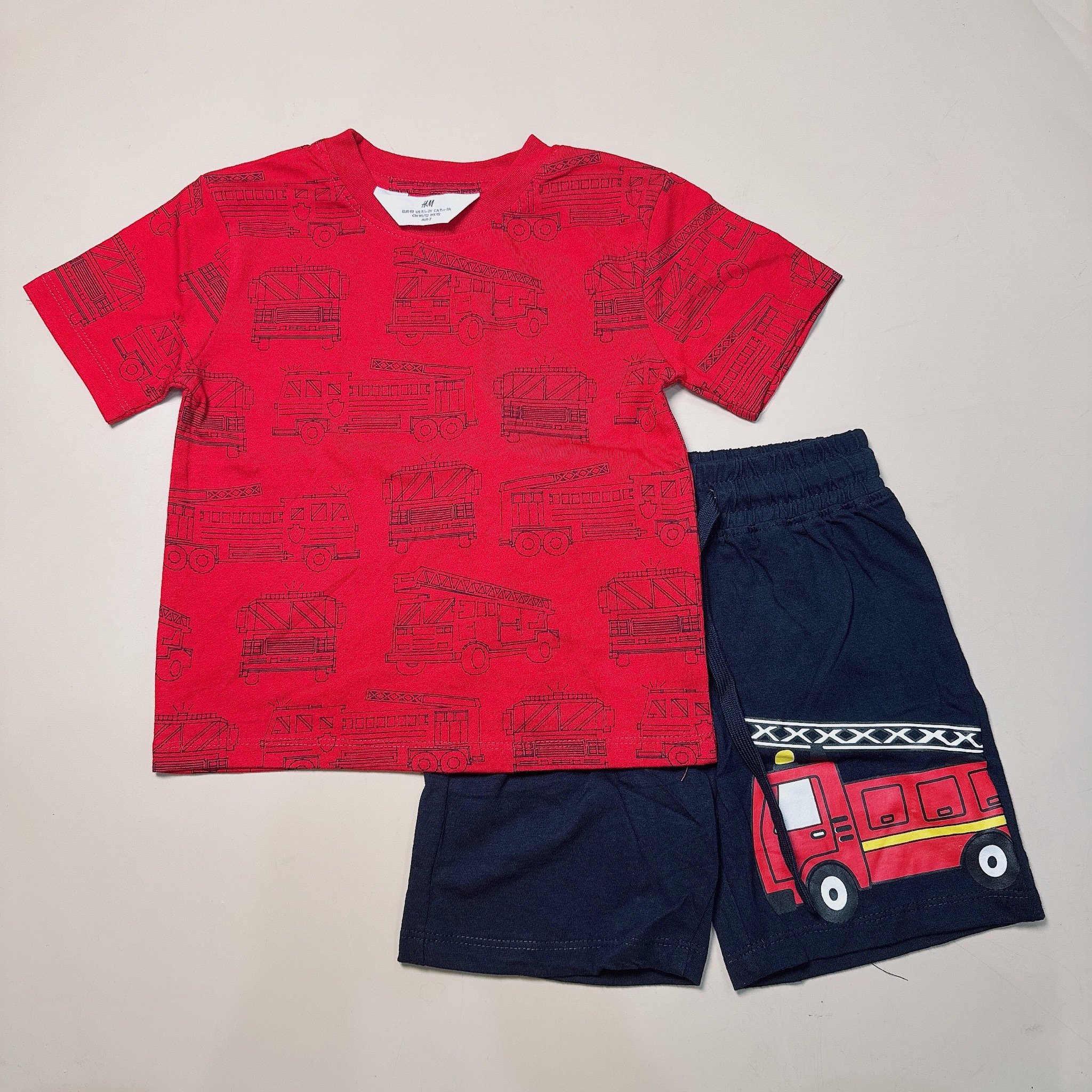 Bộ cotton Hm nhiều mẫu cho bé trai size 2-10y