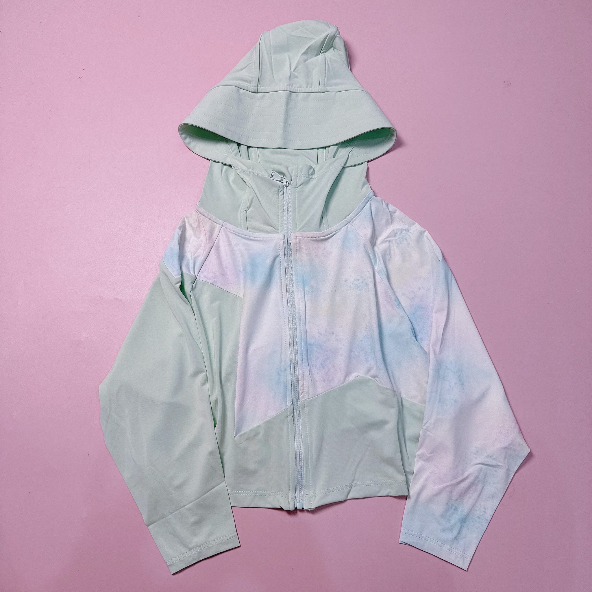 Áo khoác UDH HUD chống nắng vải thun lạnh +50 UPF loang nhiều màu cho bé size 110-160