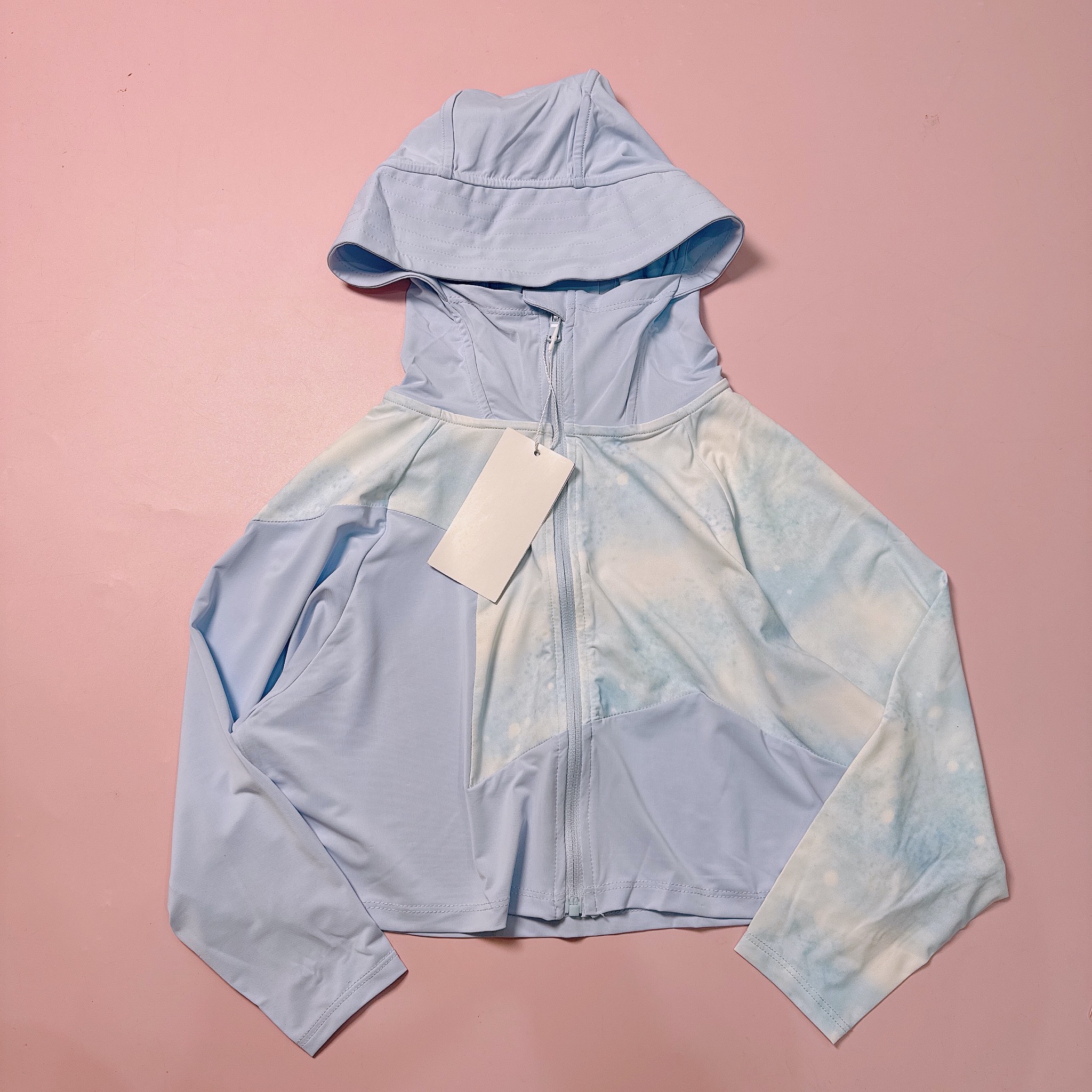 Áo khoác UDH HUD chống nắng vải thun lạnh +50 UPF loang nhiều màu cho bé size 110-160