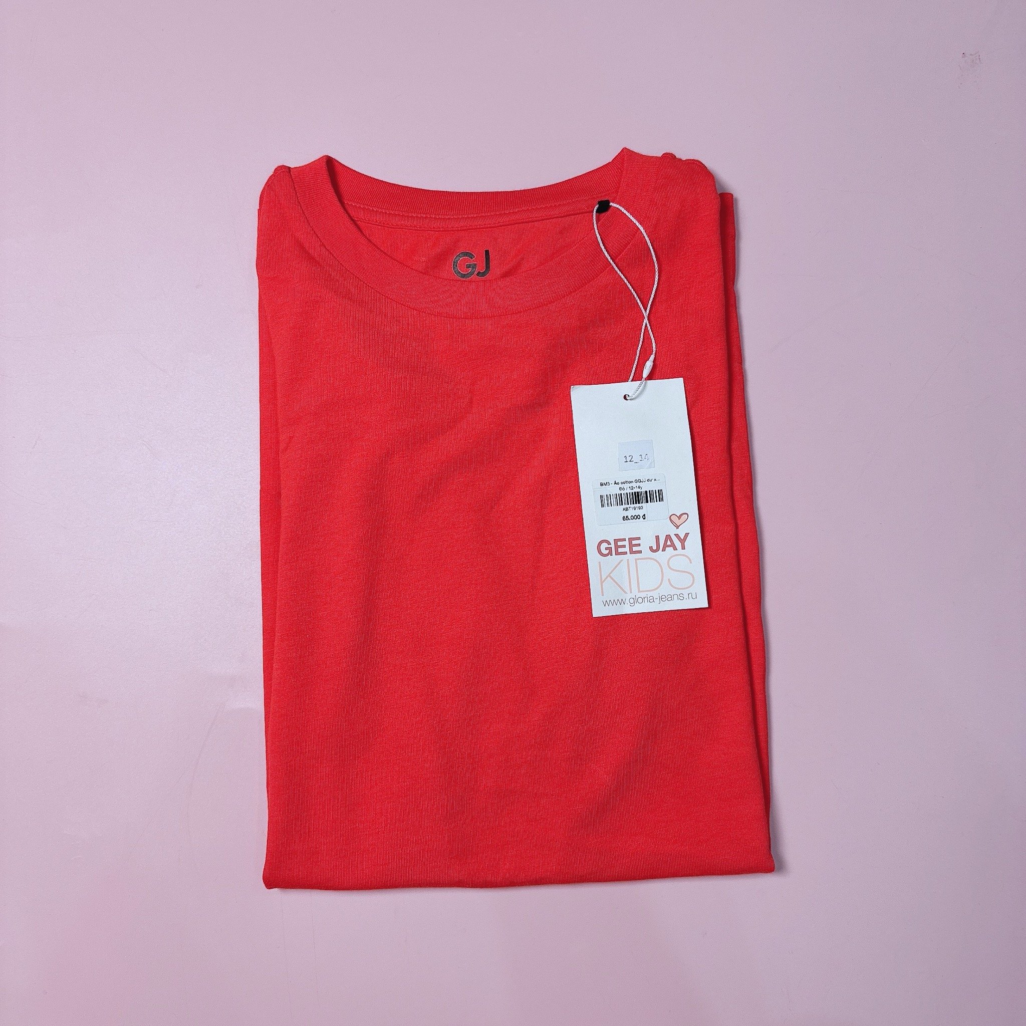 BM3 - Áo cotton GGJJ dư xịn trơn nhiều màu cho bé trai size 2-14y