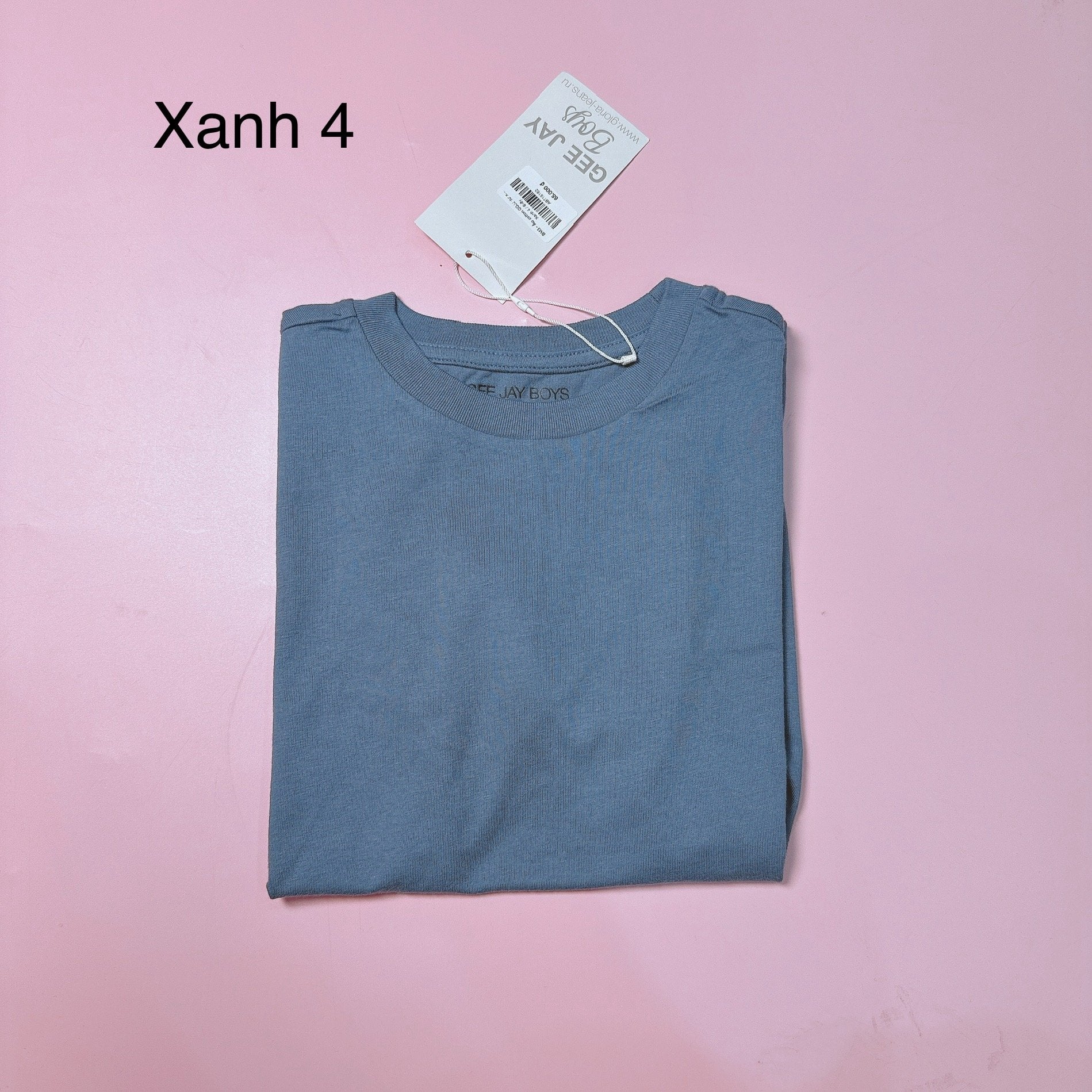 BM3 - Áo cotton GGJJ dư xịn trơn nhiều màu cho bé trai size 2-14y