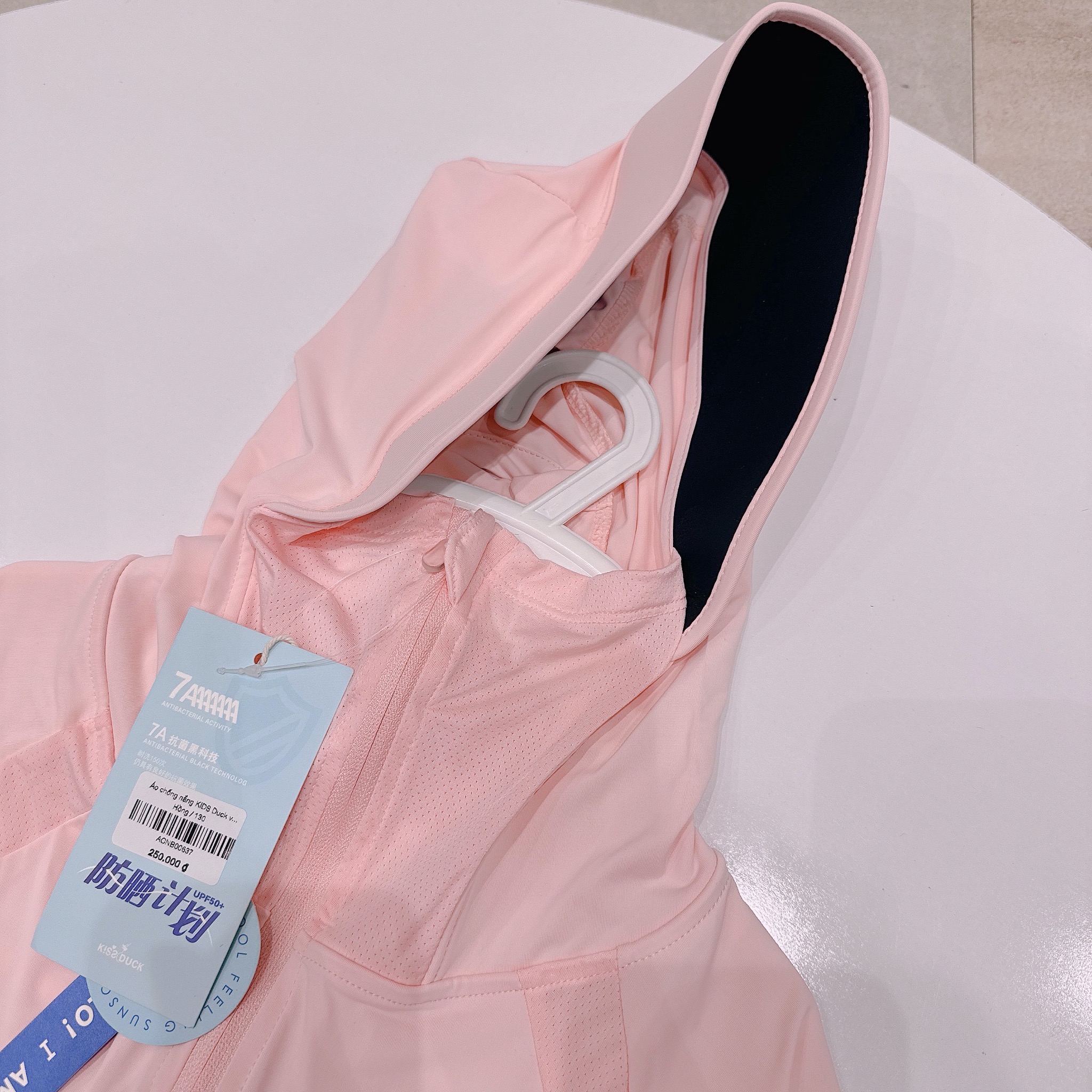 Áo chống nắng KIDS Duck vải làm mát +50UPF nhiều màu cho bé size 120-170