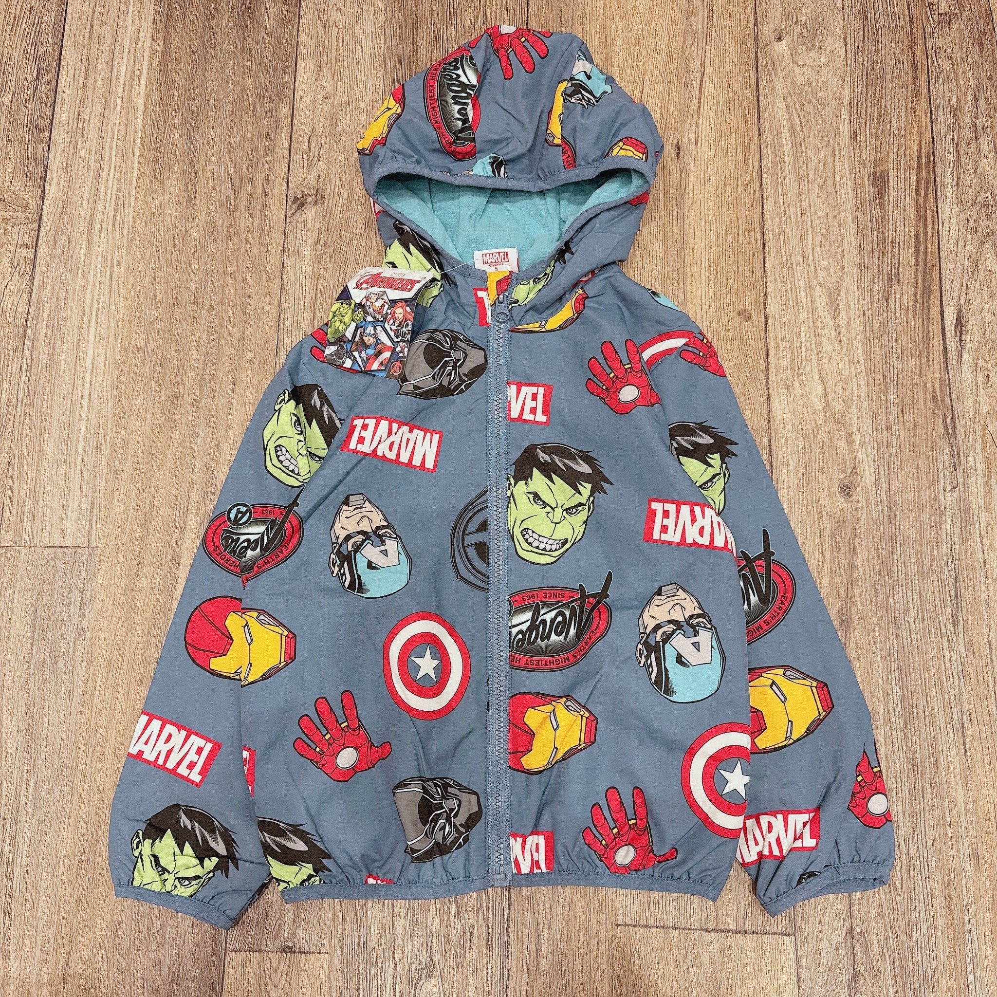 Áo khoác gió lót nỉ Disney dư xịn nhiều màu cho bé trai size 4-7y