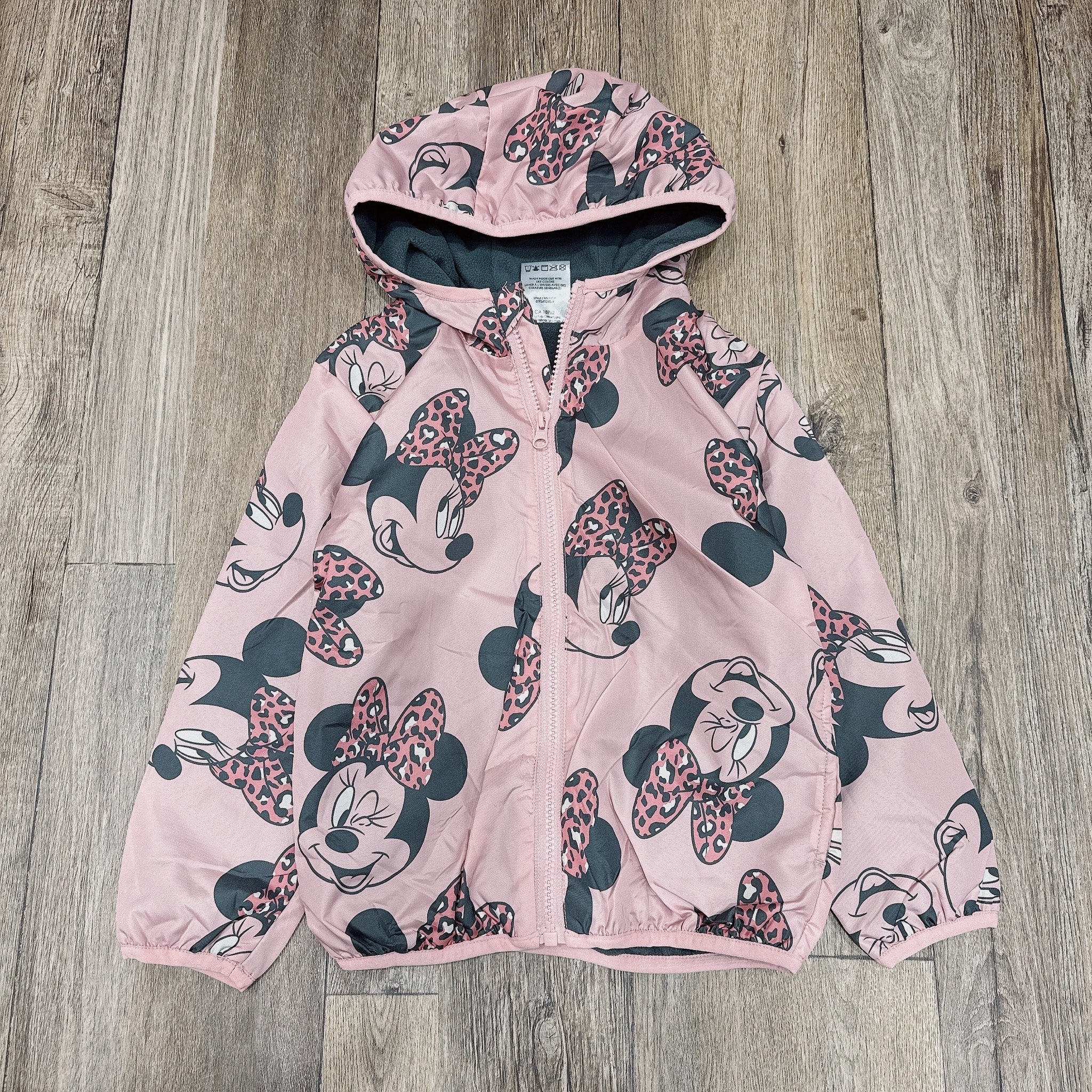 AK68 - Áo khoác gió lót nỉ Disney nhiều màu cho bé gái size 4-7y
