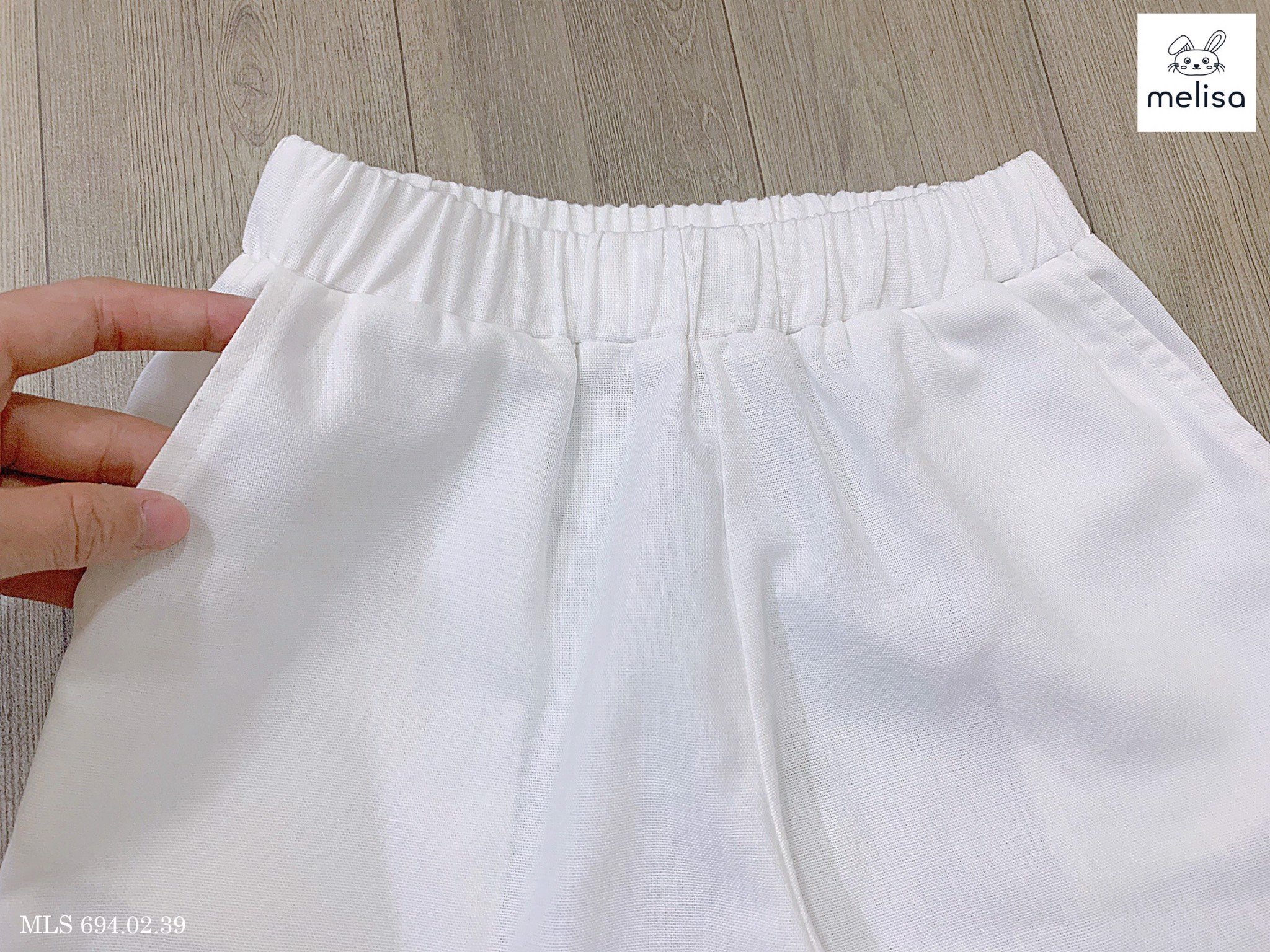 Set bộ Melisa đũi áo sơ mi hình quả chanh hoa lá size 2 - 11y