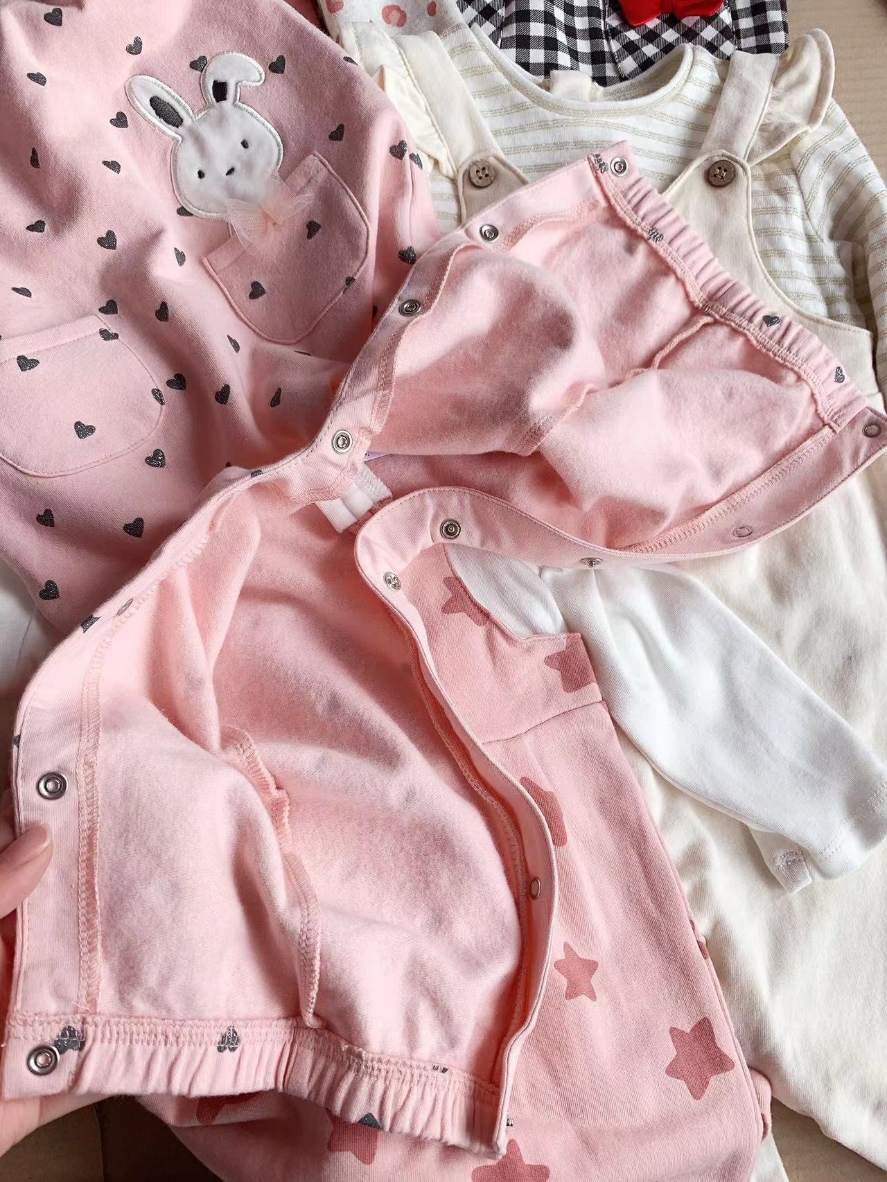 Set áo liền quần yếm Mayoral nhiều hình BG size 1m - 18m