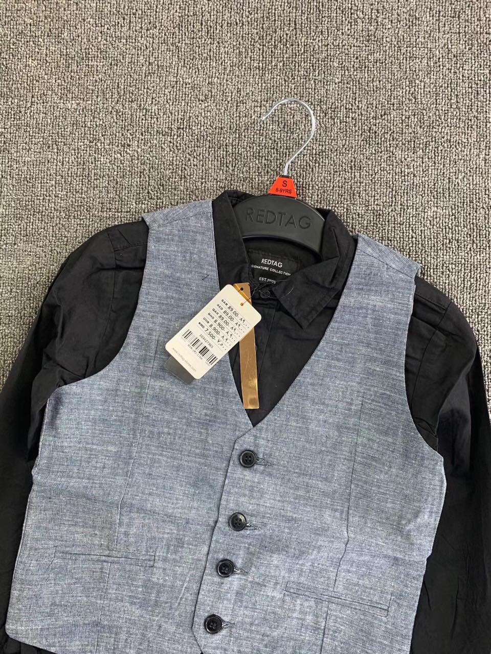 Set áo sơ mi kèm gile