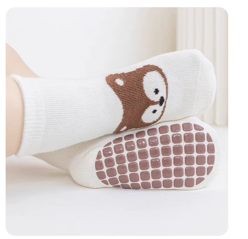 Tất chống trượt cao cổ Hug Elephant 6 màu size 1 - 5y