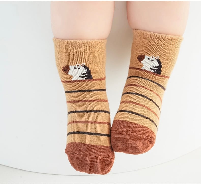 Tất chống trượt cao cổ Hug Elephant 5 màu size 1 - 5y