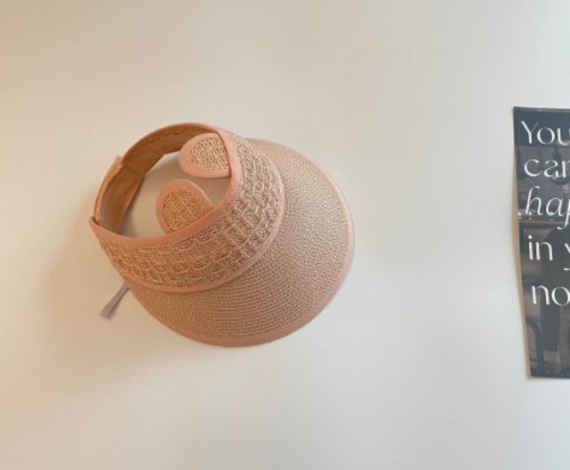 Mũ cói nửa đầu tai thỏ trơn nhiều màu BTBG