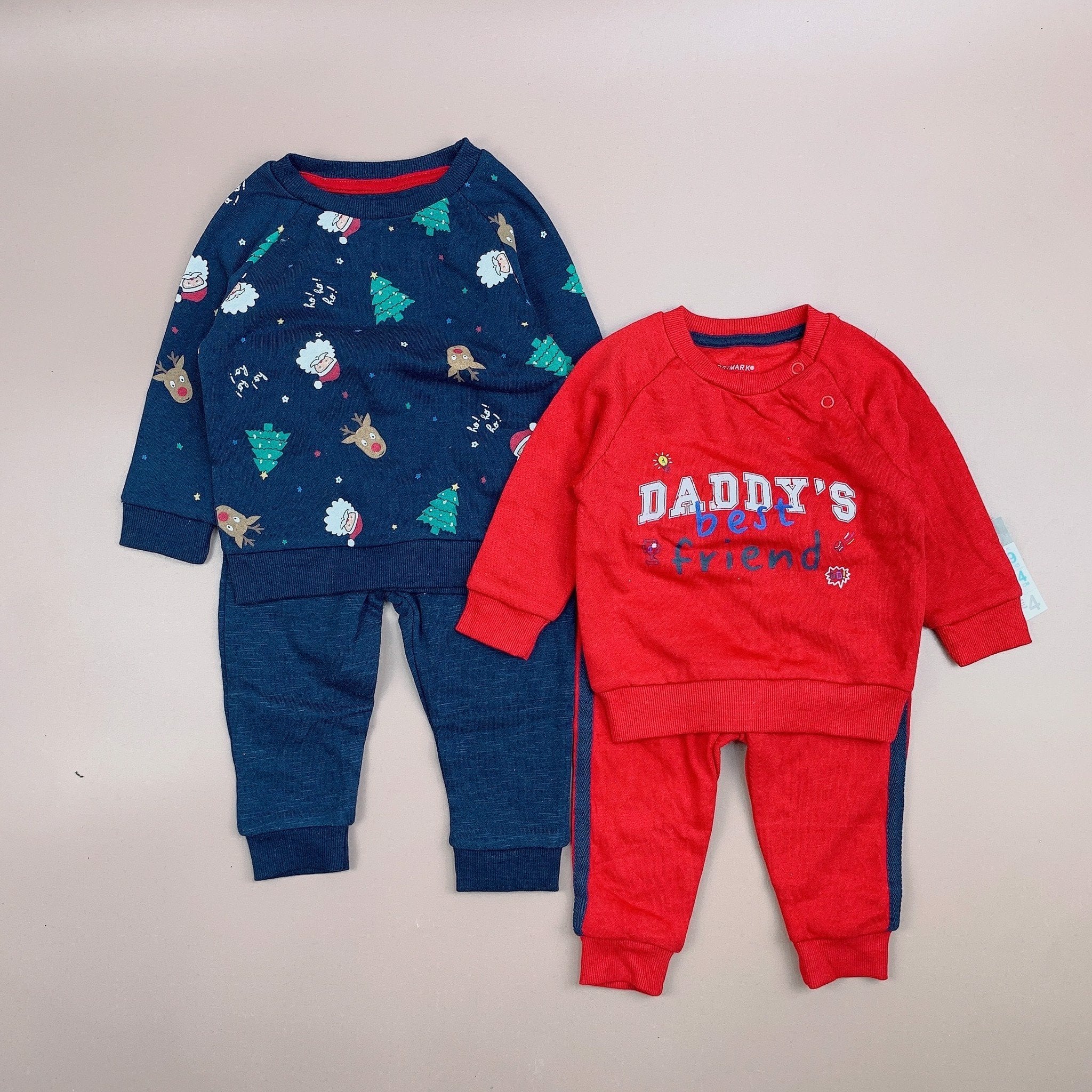 Bộ nỉ lót bông mỏng Primark cho BT - Bảng màu 1