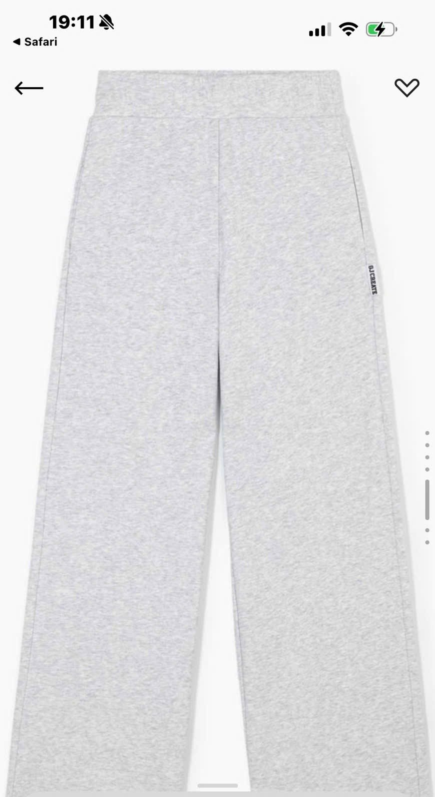 QBG17 - Quần nỉ GGJJ ống suông 2 màu ghi/đen cho bé gái size 6-14y