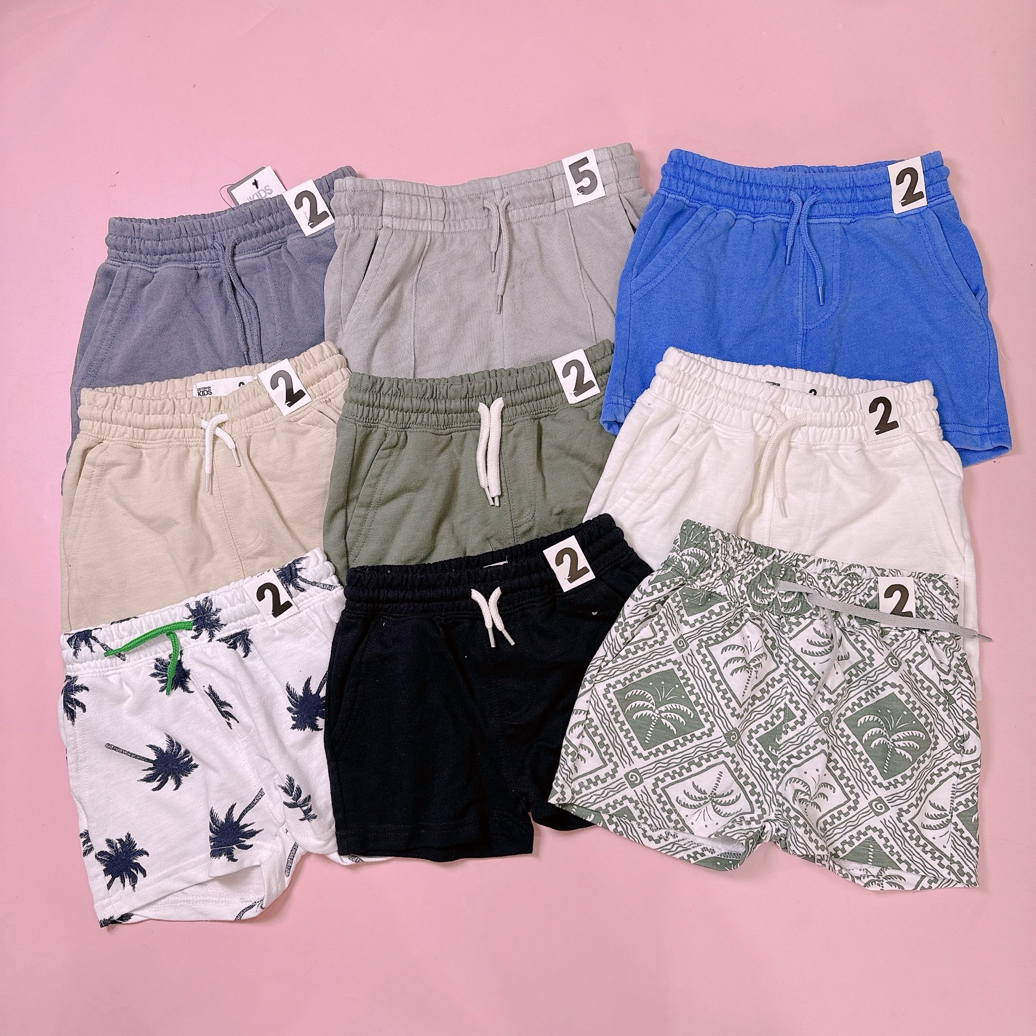 Quần short da cá Cotton On nhiều màu cho bé size 2-16y