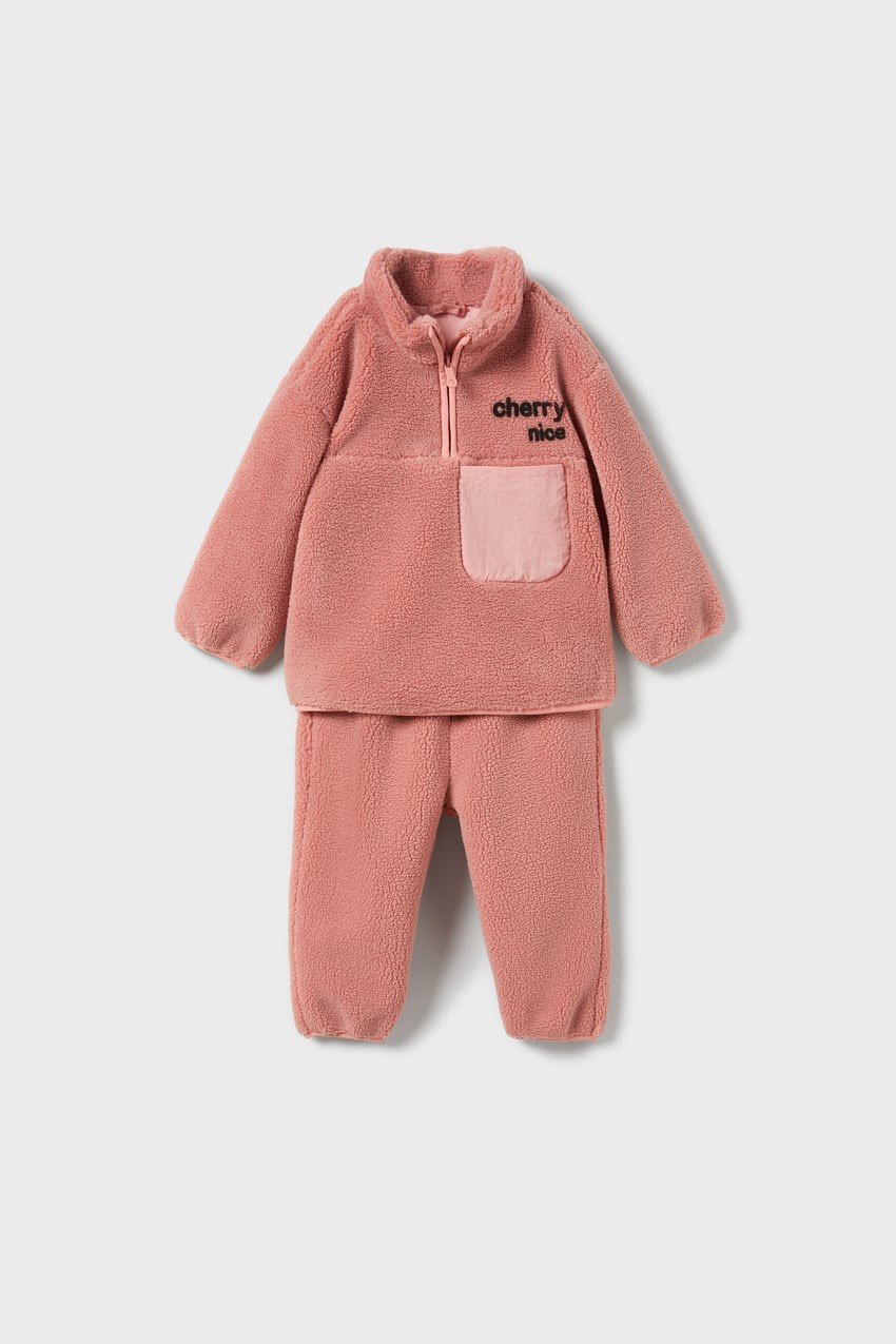 Bộ lông Zara túi ngực 3 màu size 9m - 5y