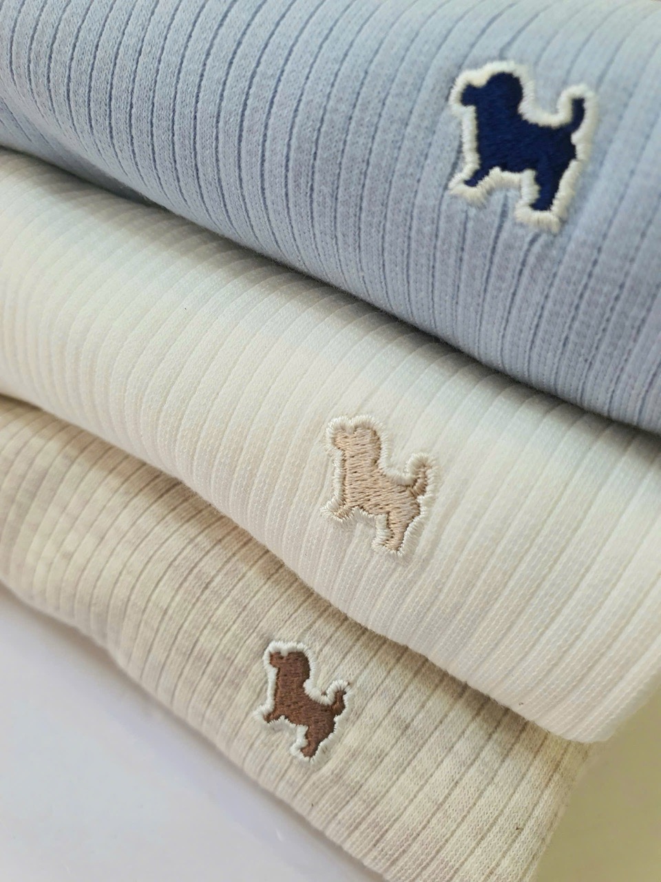 BM2511ST04 - Áo thun giữ nhiệt thêu cún nhiều màu cho bé size 80-160