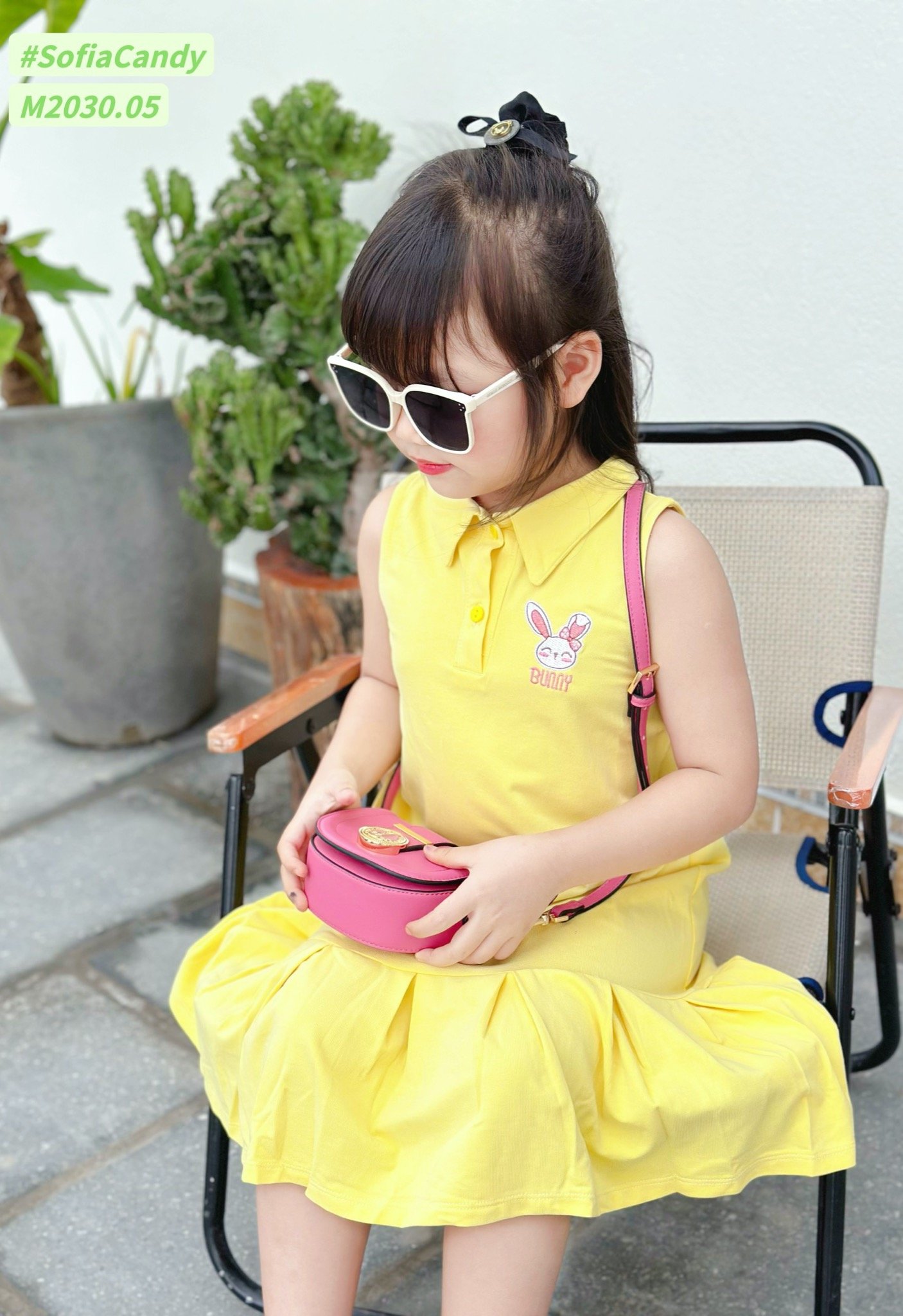 V00048 - Váy Mia Kids cotton cổ đức đuôi cá 2 màu BG size 2-12y