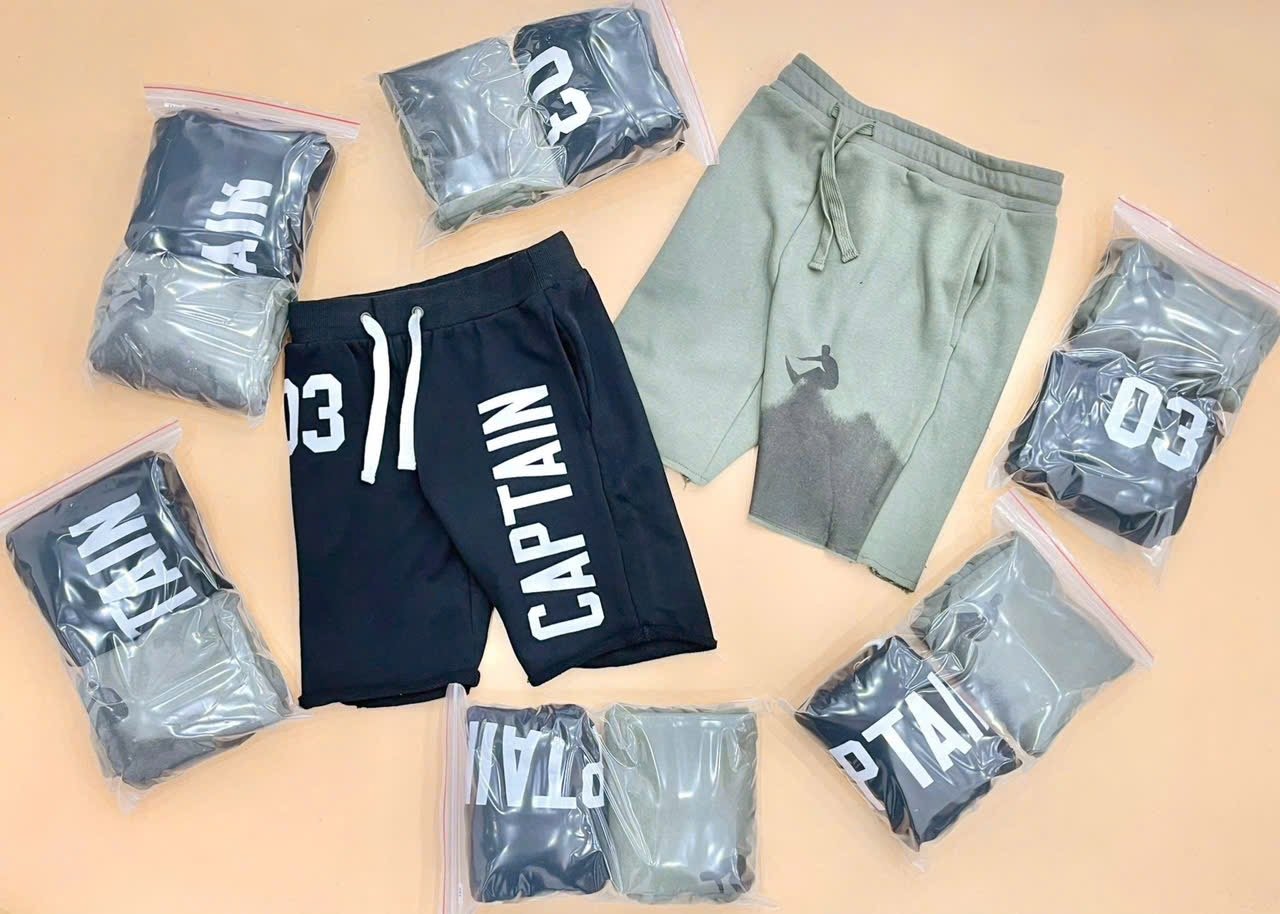 Quần short da cá HM dòng Đại nhiều màu Bé Trai size 8 - 14y+