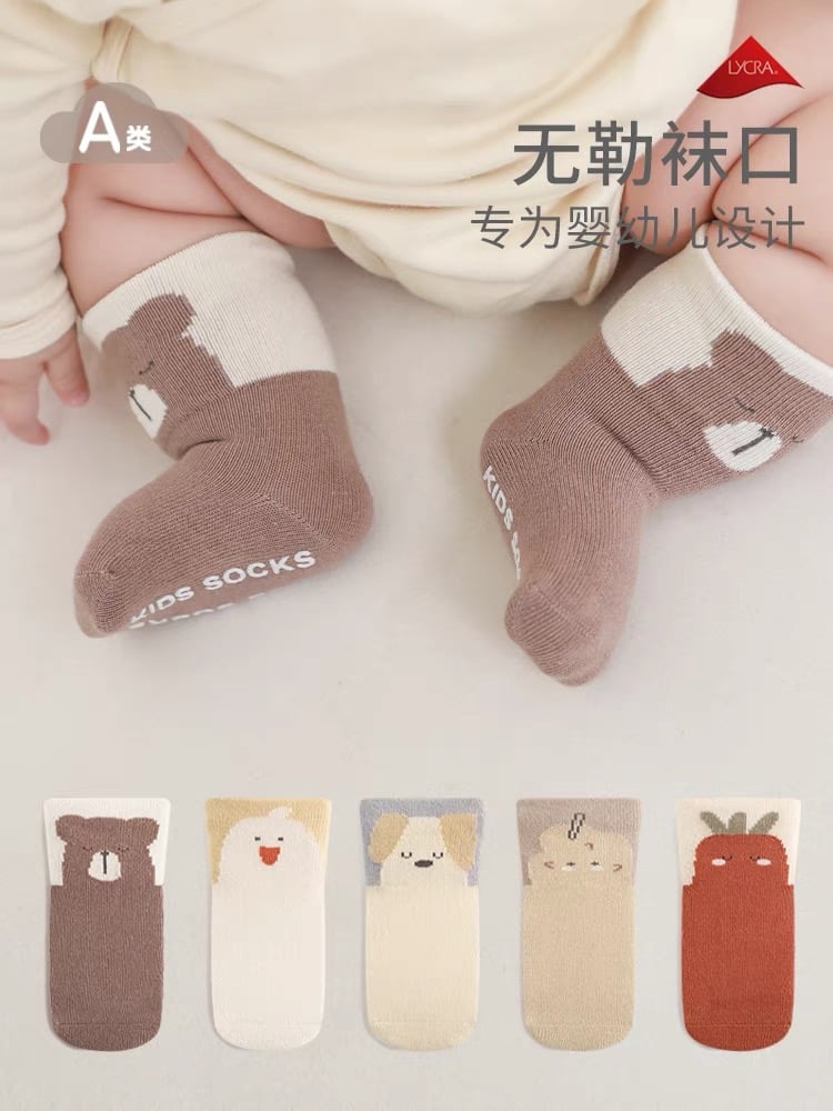 Tất cao cổ Nemo Baby chống trượt 5 màu size 1 - 5y