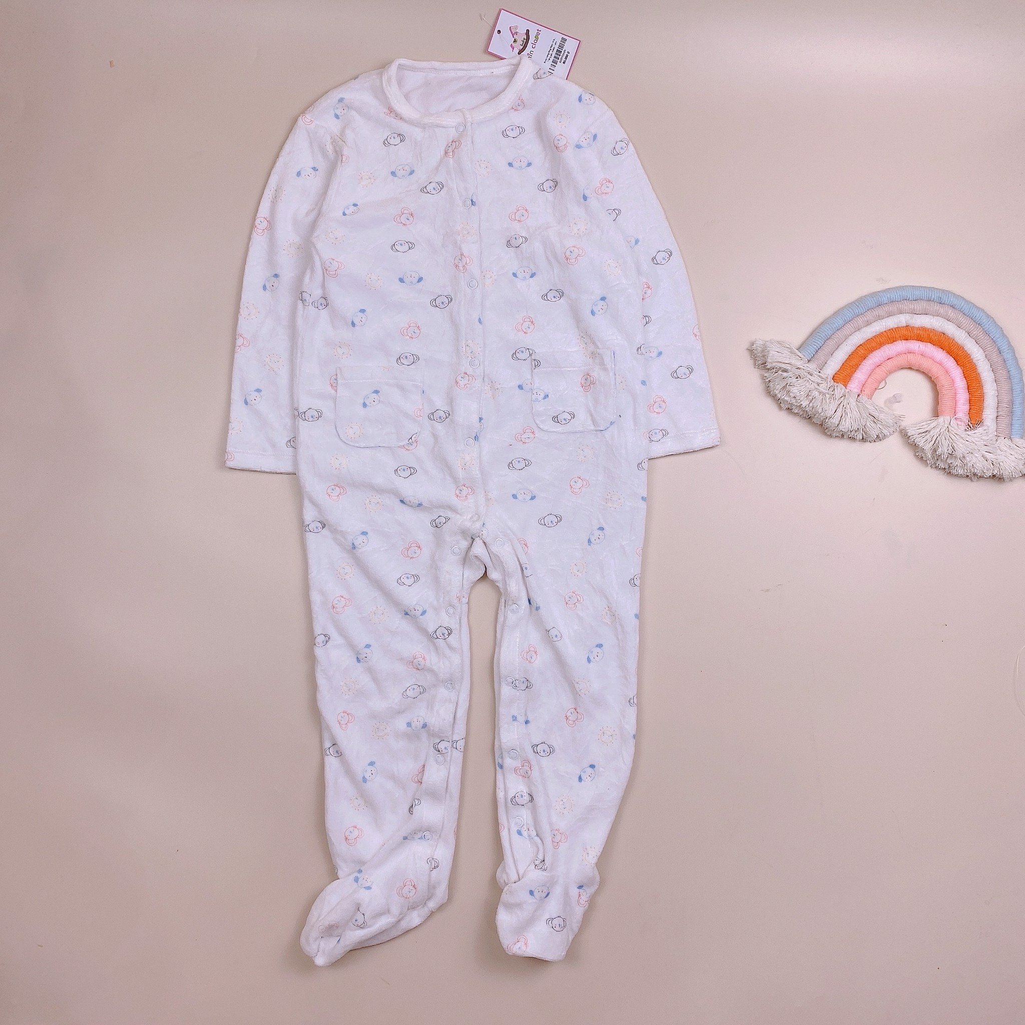 Body băng lông Kiabi nhiều họa tiết BTBG