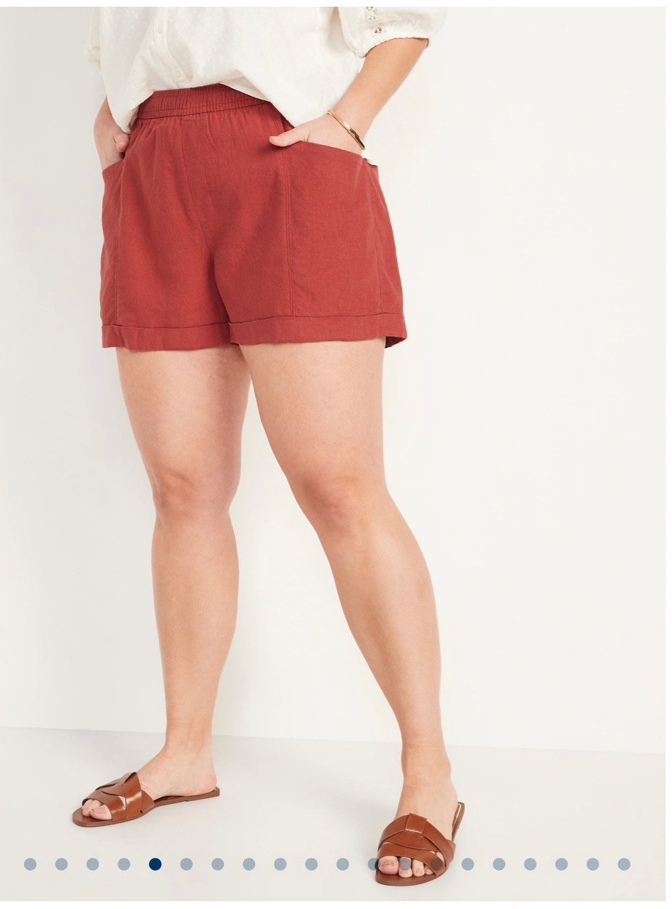 Quần short linen Oldnavy nhiều màu cho mẹ size XS / S / M
