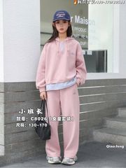 Set bộ nỉ hai da dòng đại nhiều màu cho bé gái size 130-170